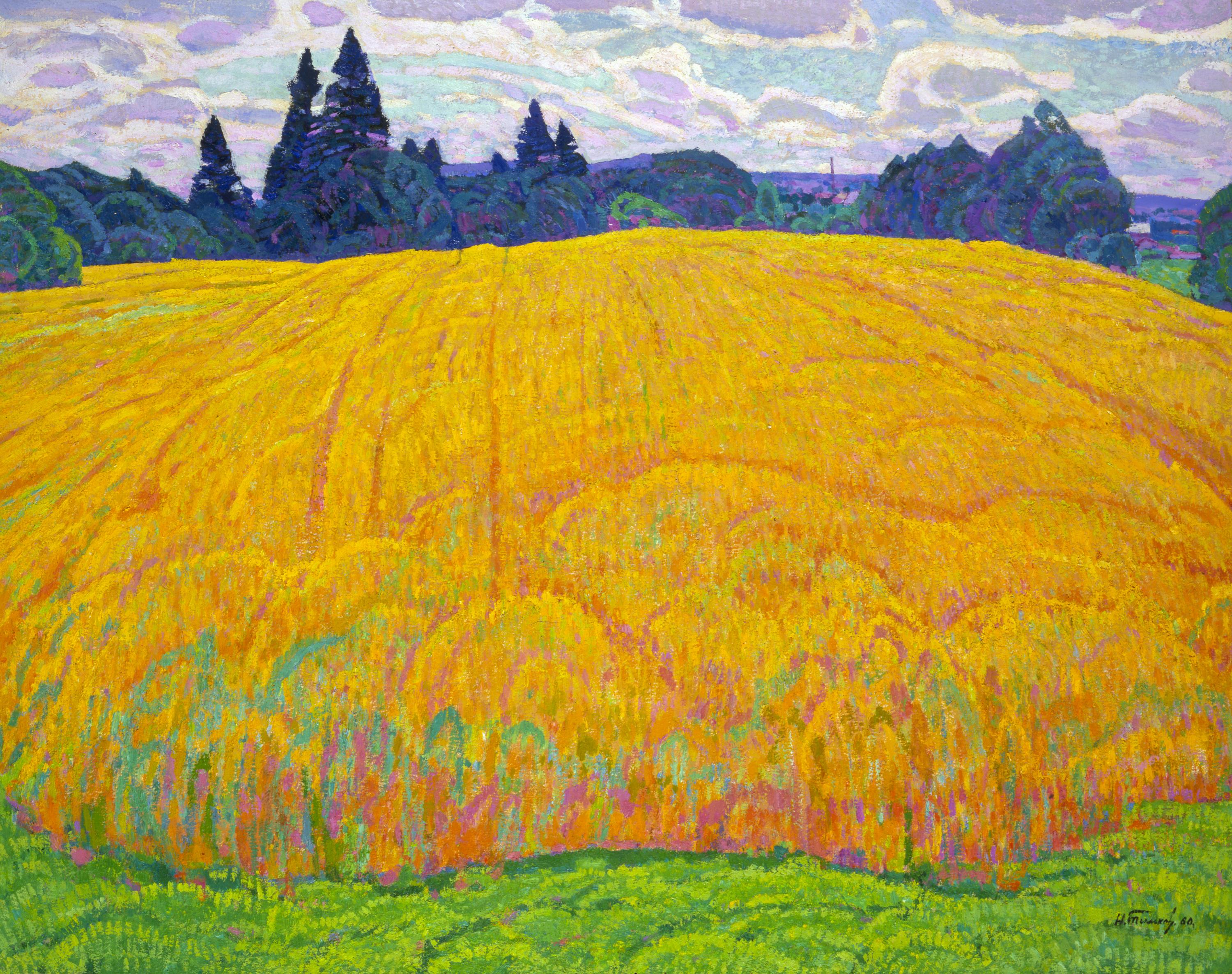 Nikolai Timkov Landscape Print - Golden Rye
