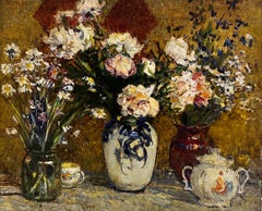"Fiori"  Olio  cm. 61 x 48  1970
