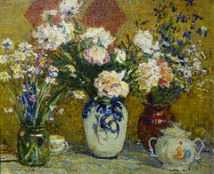 "Flowers" Oil cm. 61 x 48 1970