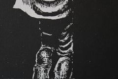 Wall  1968, paper, linocut, 20.5x28 cm