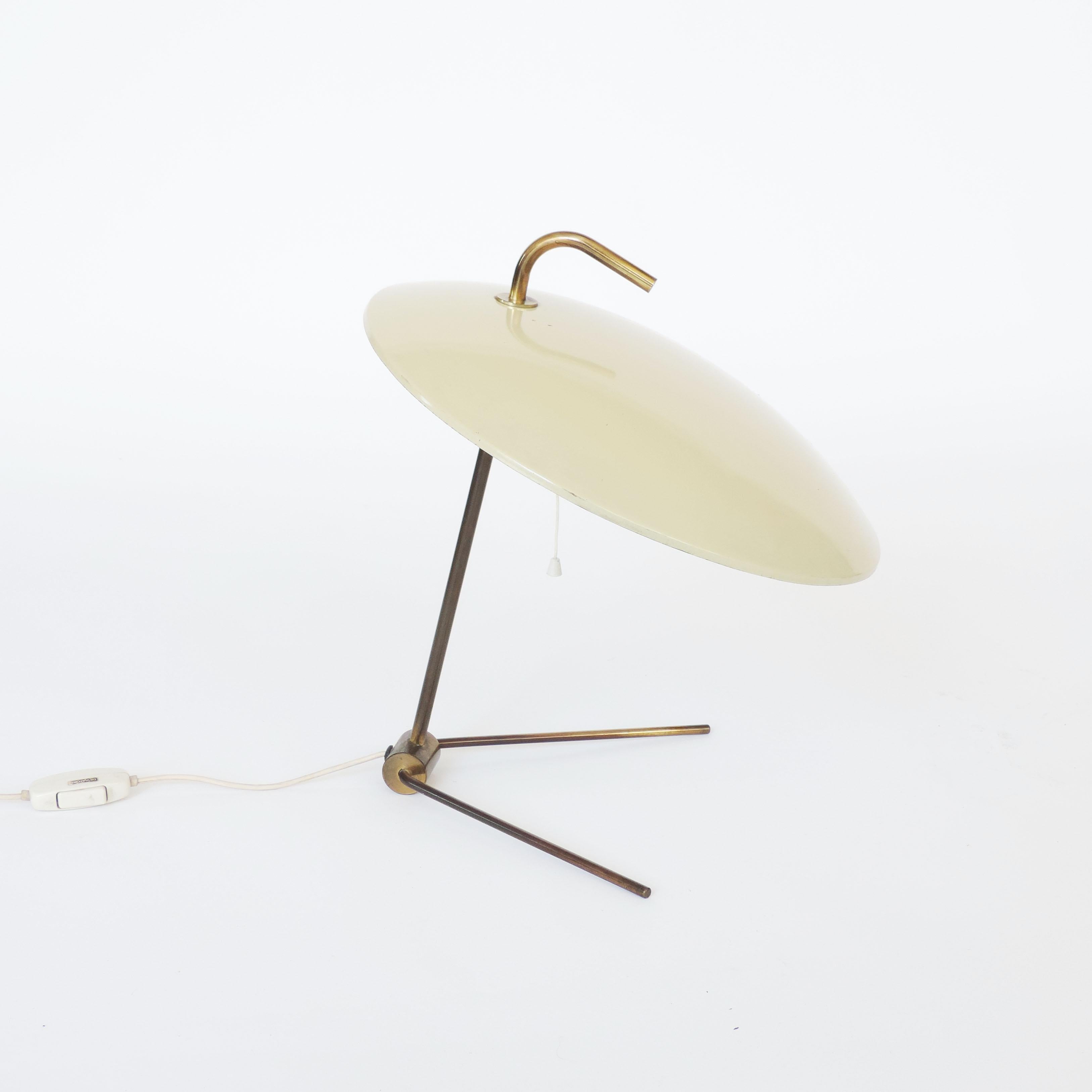 Italian Nikolay Diulgheroff Art Deco Futurism Table Lamp, Italy, 1938
