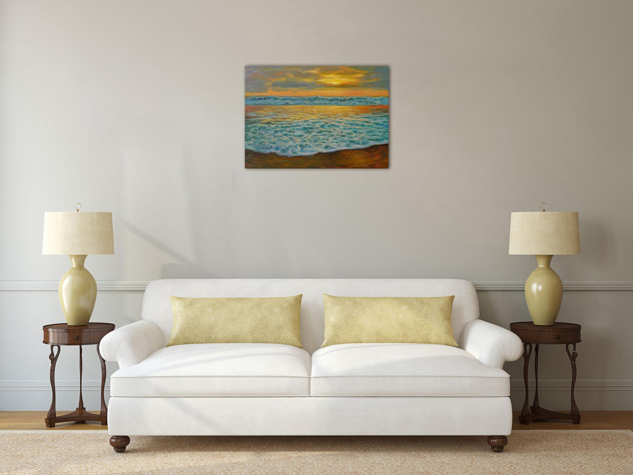 Preciosa puesta de sol en el mar en venta 5