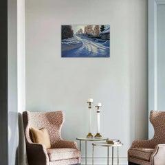 Cold Sunlight - Sunny Winter Painting