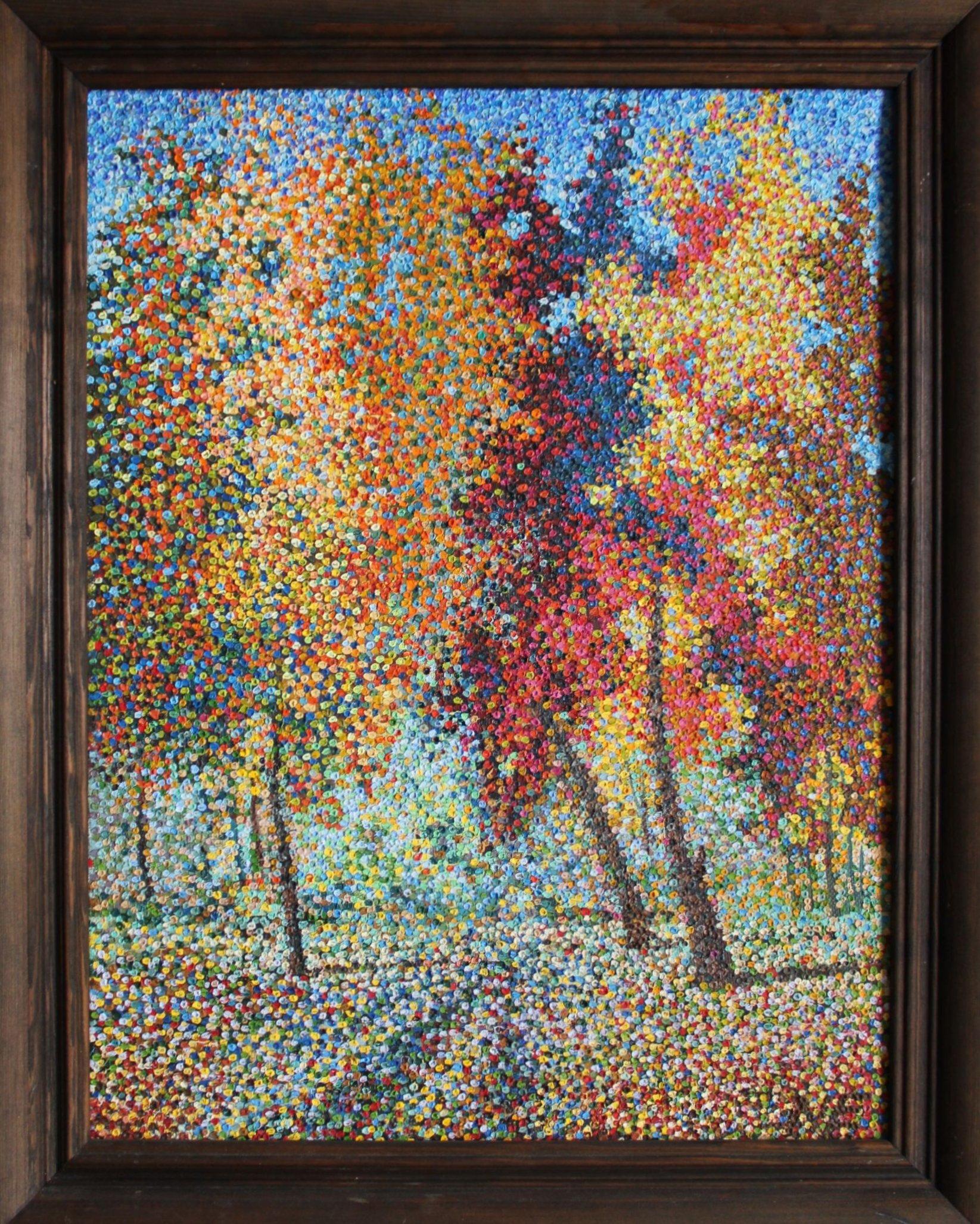 Laune, Leinwand/Öl, 51x46,5 cm, 2000 – Painting von Nikolaj Elksnins