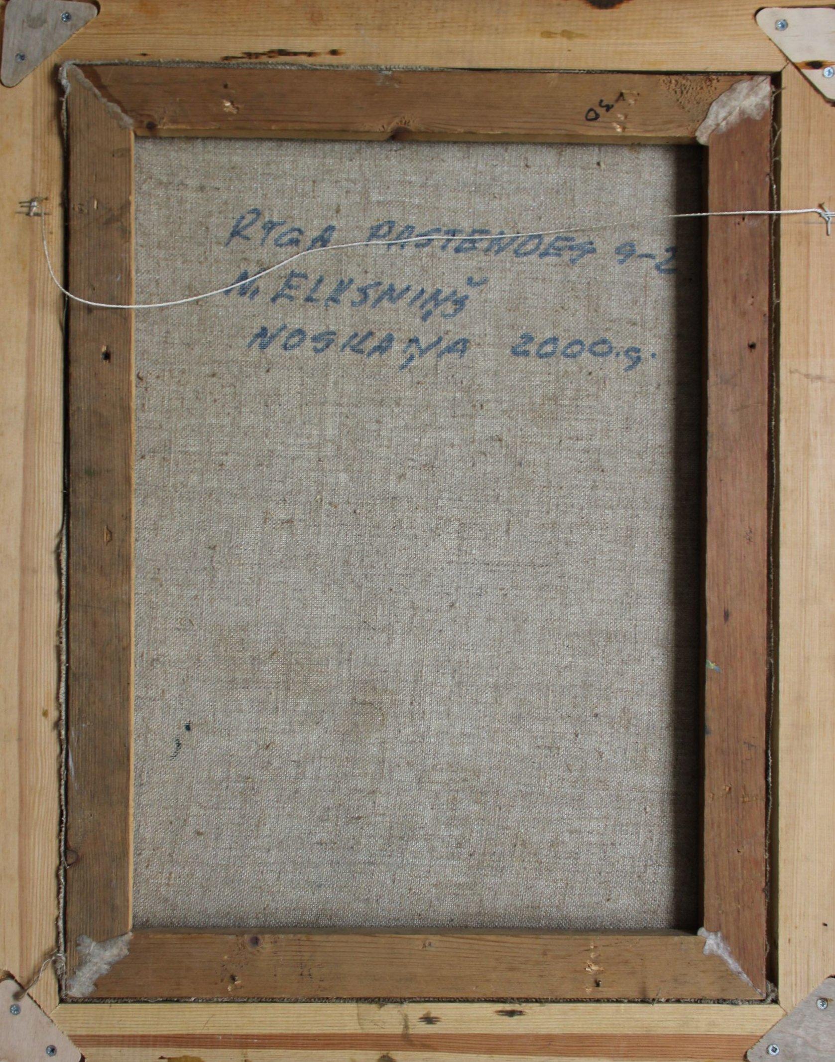 Laune, Leinwand/Öl, 51x46,5 cm, 2000 im Angebot 1
