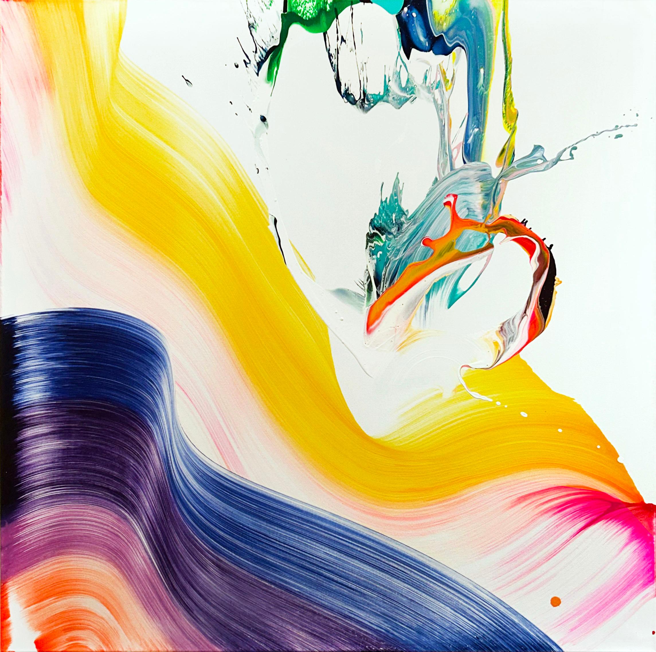 Nikolaos Schizas Abstract Painting – Immer im Kopf