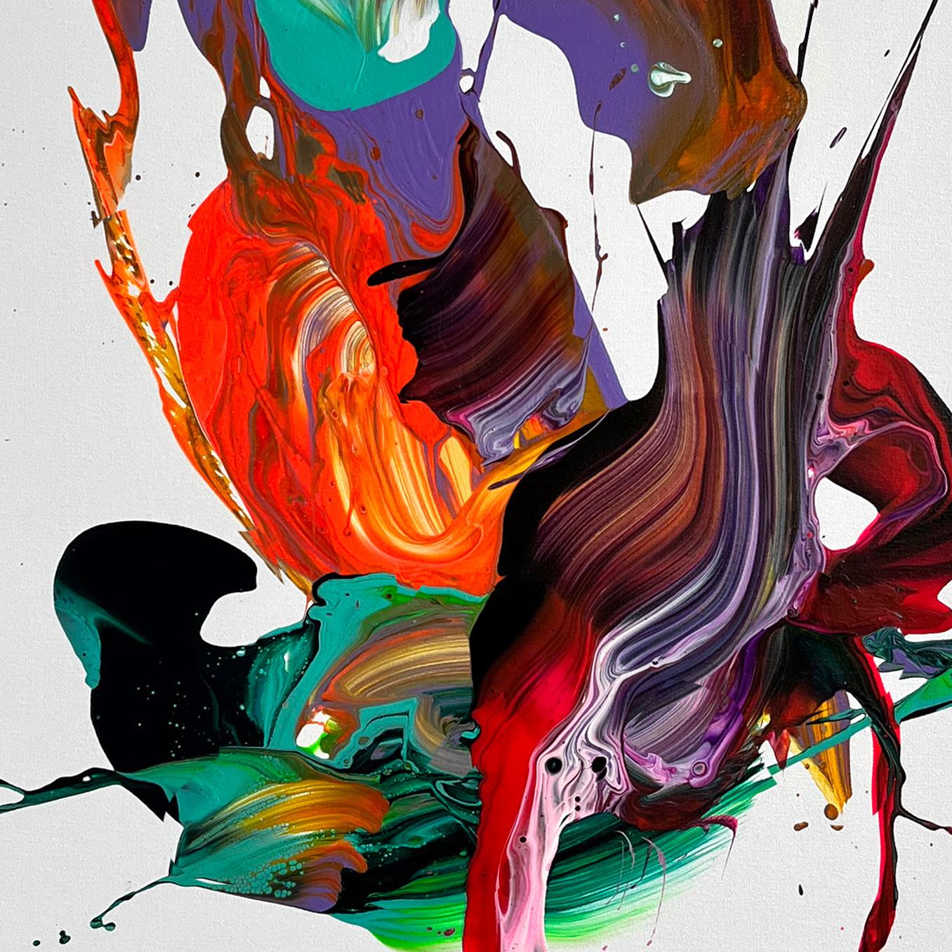 Ambiguità (Pittura astratta) - Painting Astratto di Nikolaos Schizas