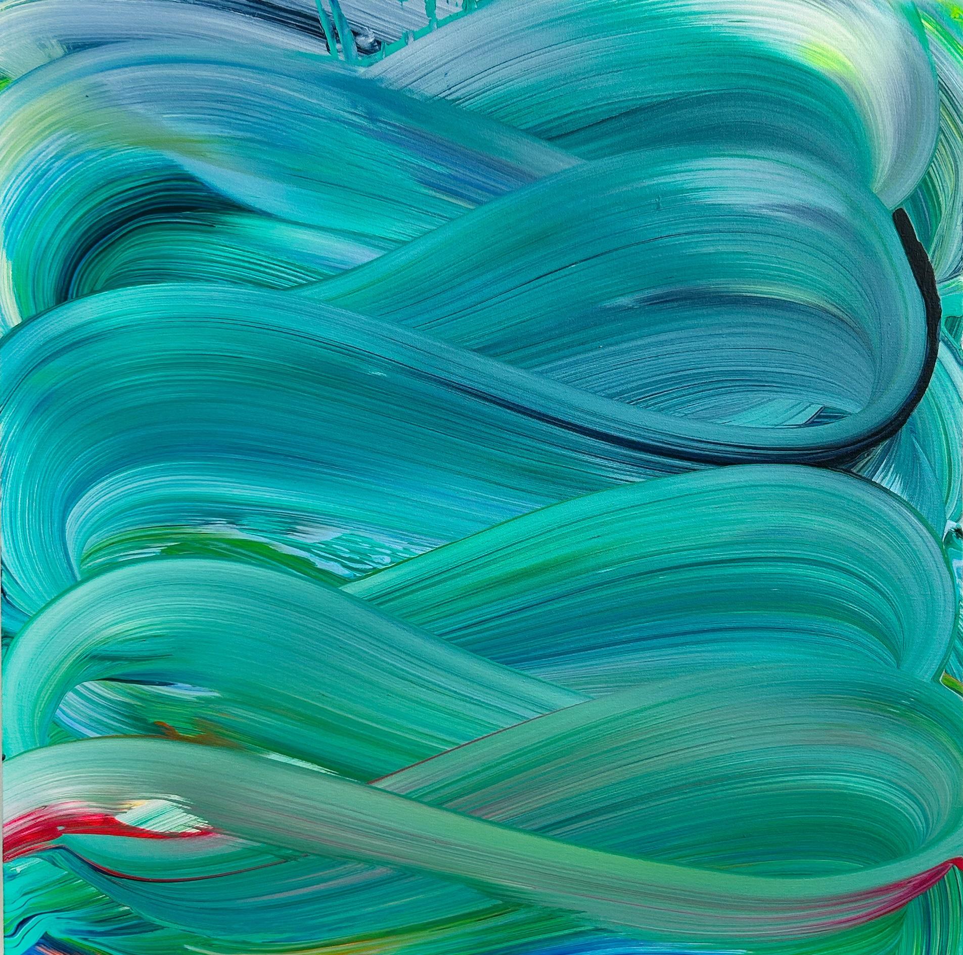 Aquatic Dreams (Abstract Painting) For Sale 3
