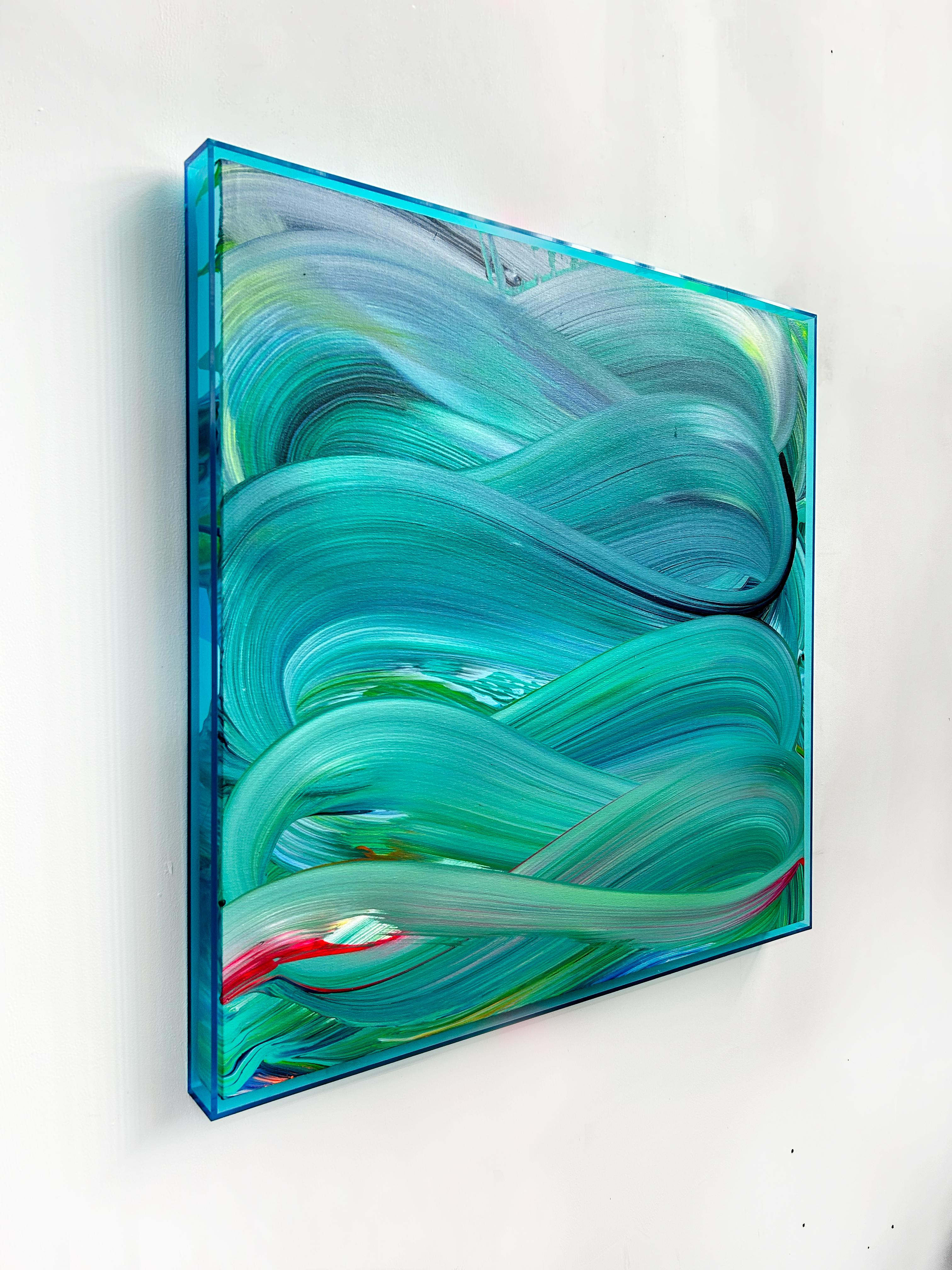 Aquatic Dreams (Abstract Painting) For Sale 4