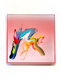«Arrogancia». Pintura abstracta sobre lienzo