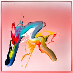 «Arrogancia». Pintura abstracta sobre lienzo