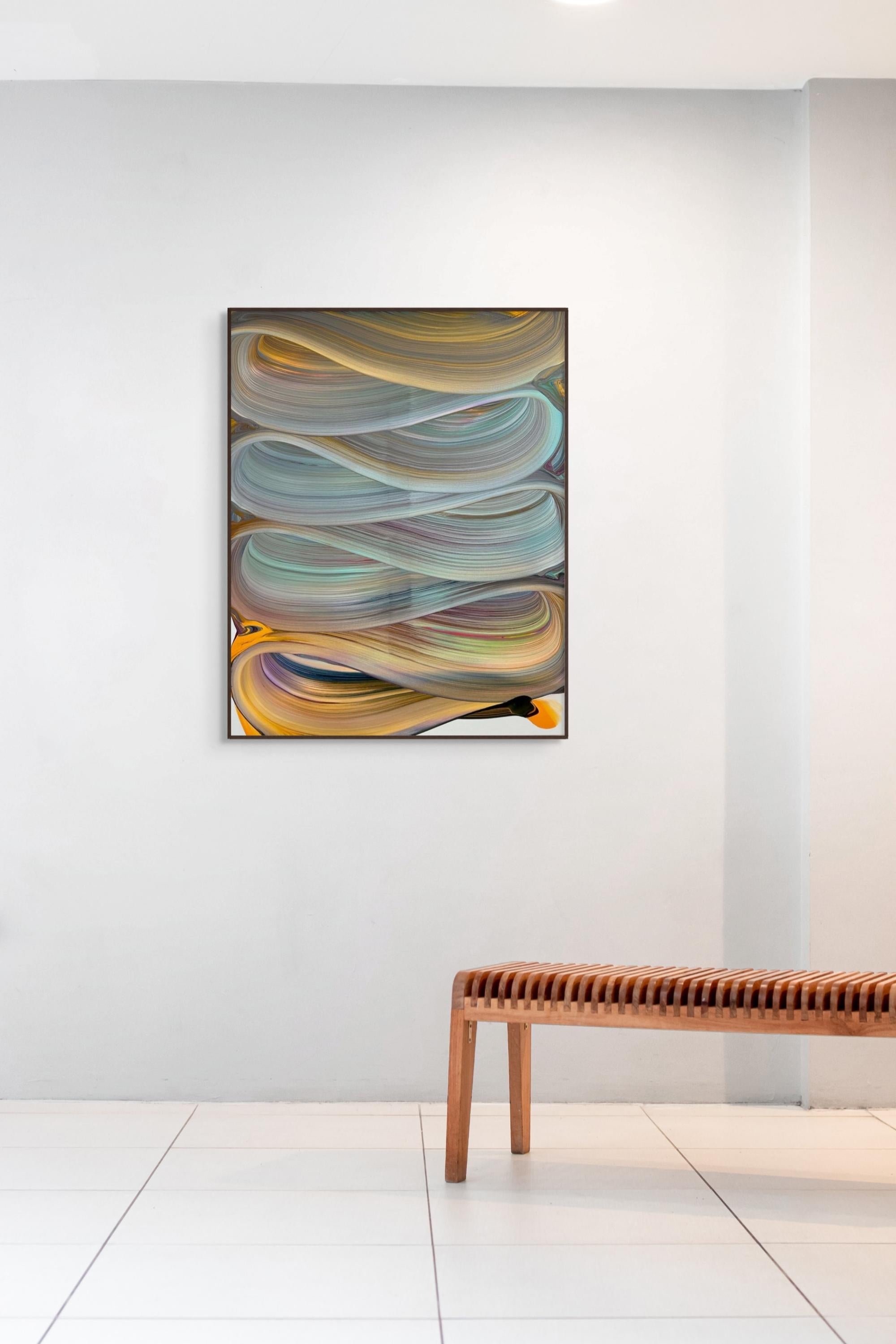 Début de l'automne  (Peinture abstraite) - Painting de Nikolaos Schizas