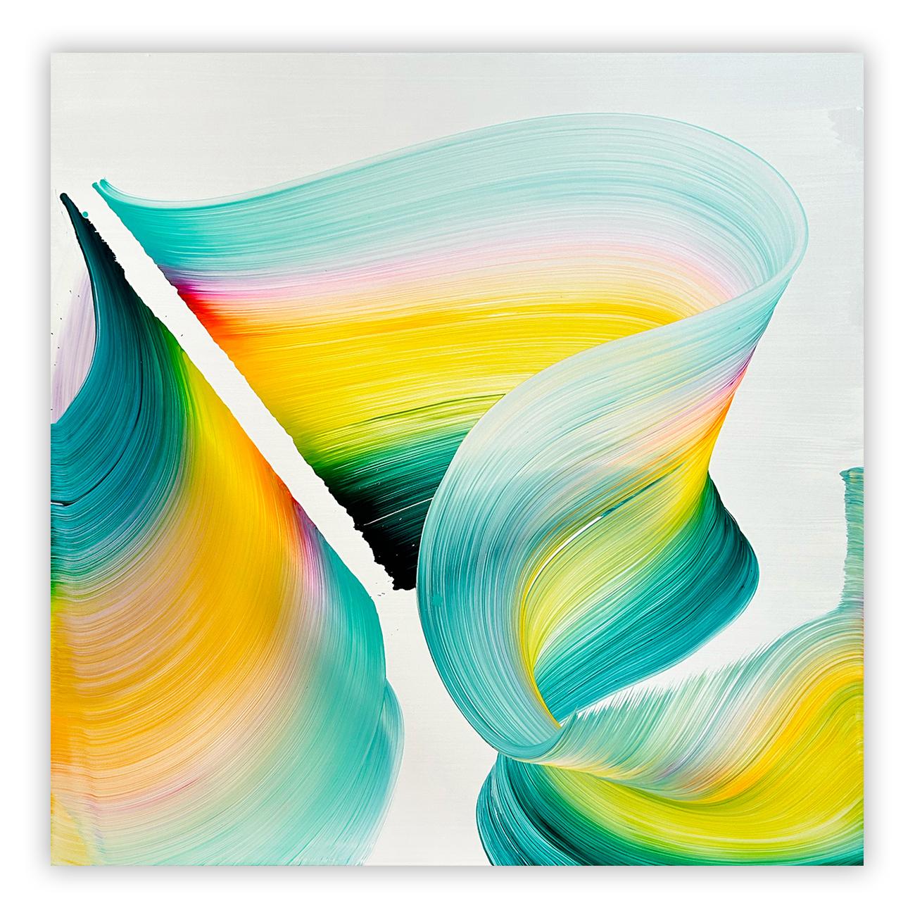 Abstract Painting di Nikolaos Schizas - Il segreto della farfalla (dipinto astratto)