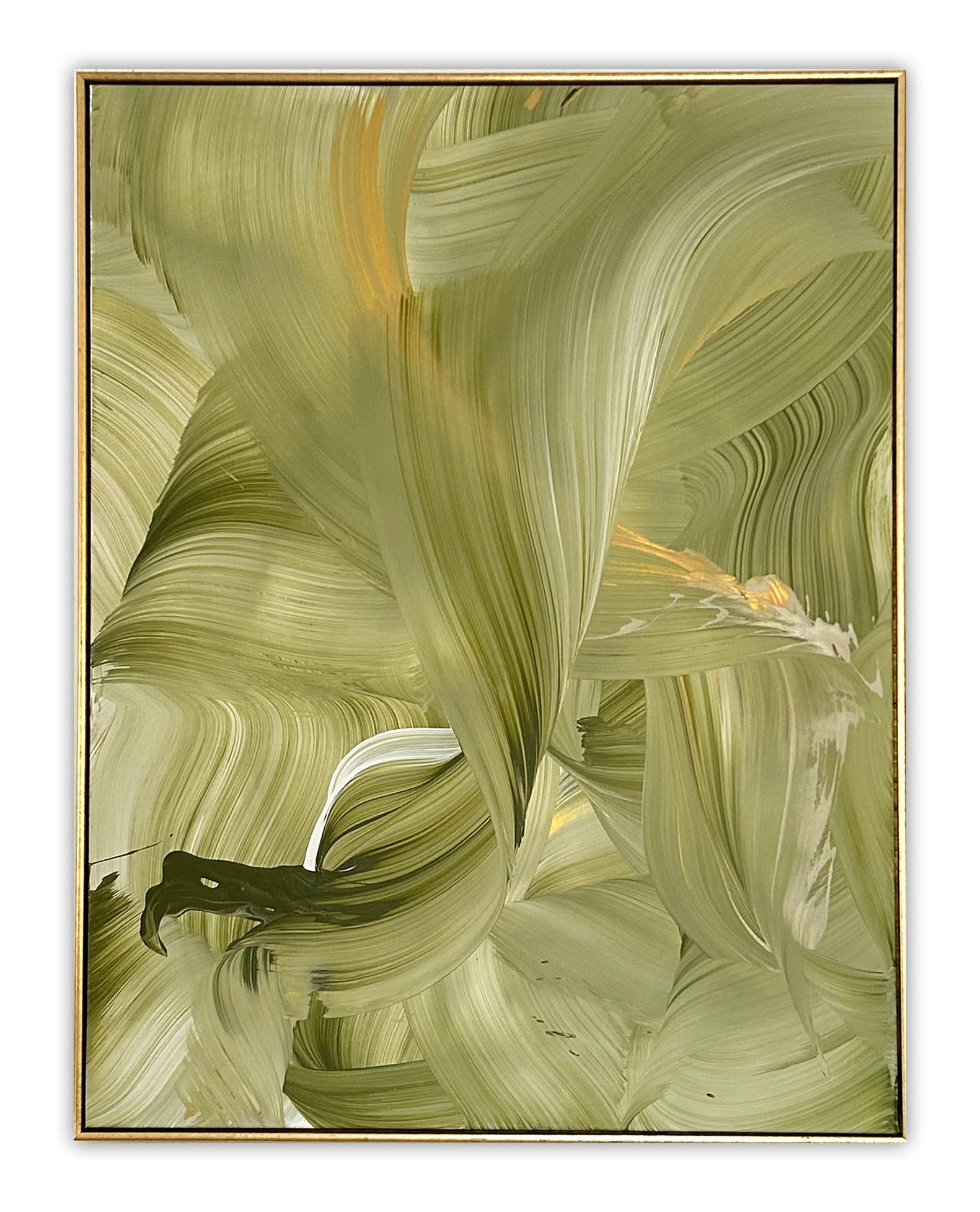 Size without the frame: 130 x 97 cm (51,2 x 38,2 in)
Size including the frame: 132 x 99 cm (52 x 39 in)

Barcelona based painter Nikolaos Schizas creates dynamic abstract paintings that radiate with vibrant splashes of color, and communicate a