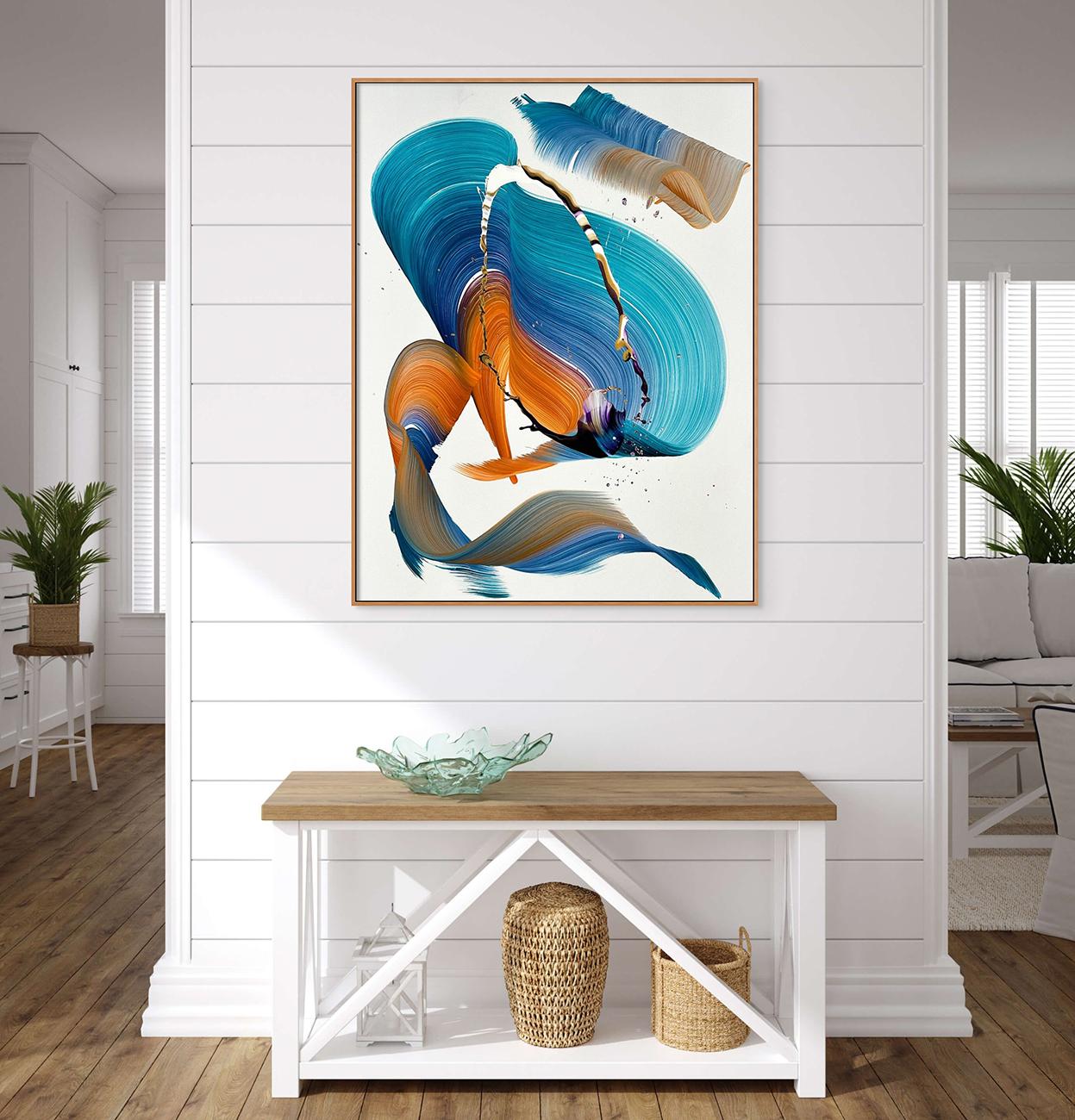 Delirio (Pittura astratta) - Painting di Nikolaos Schizas