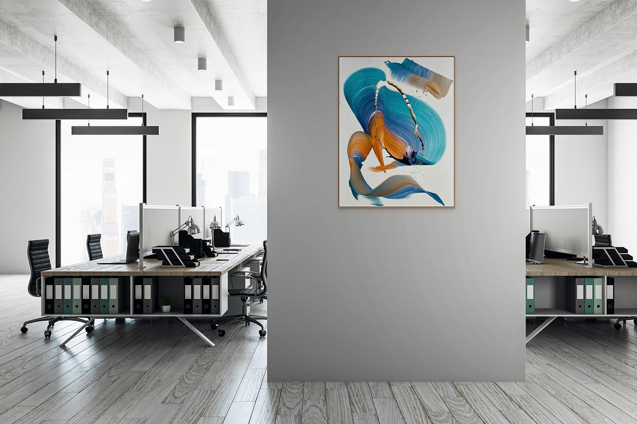 Delirio (Pittura astratta) - Painting Astratto di Nikolaos Schizas