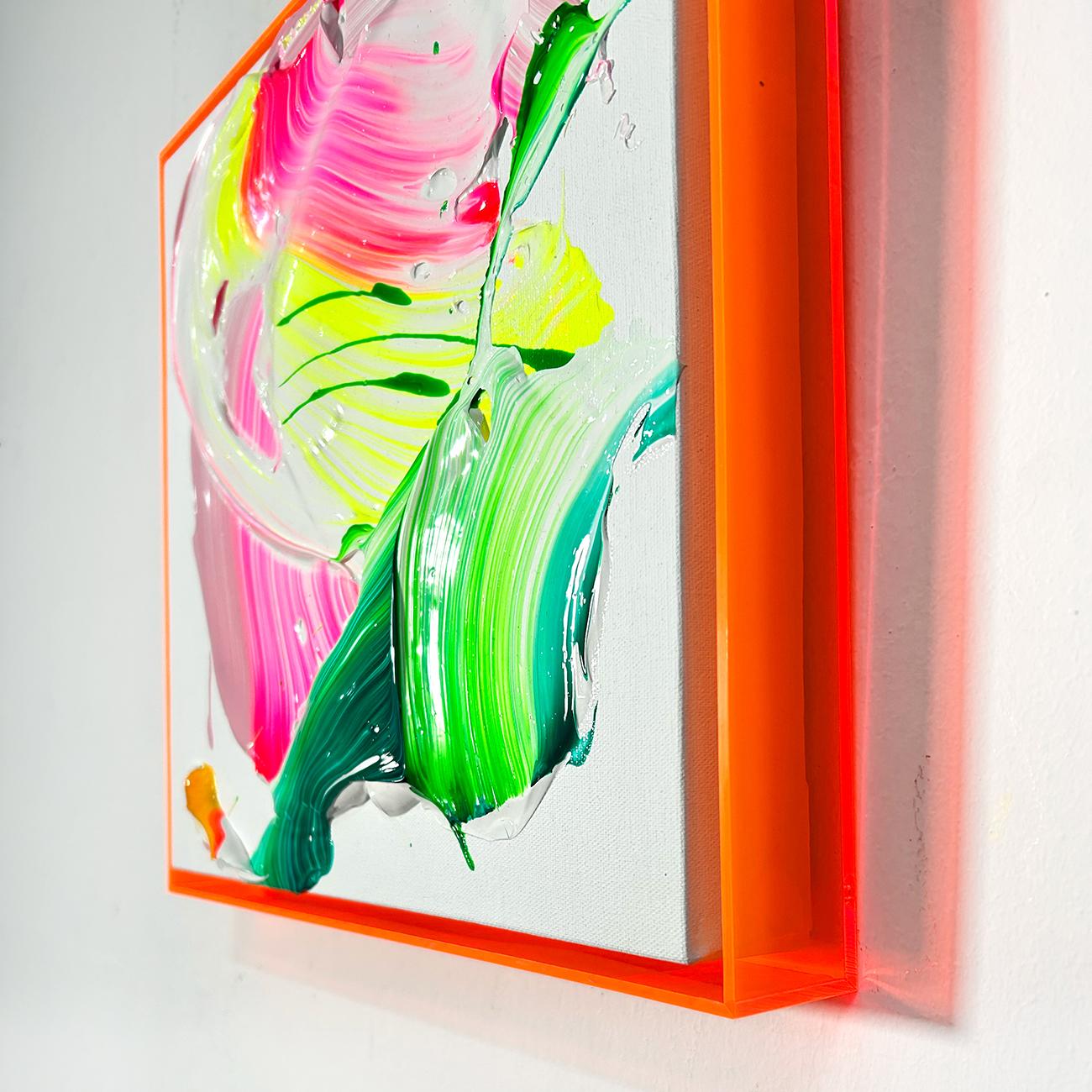 Amore ubriaco (pittura astratta) - Painting Astratto di Nikolaos Schizas