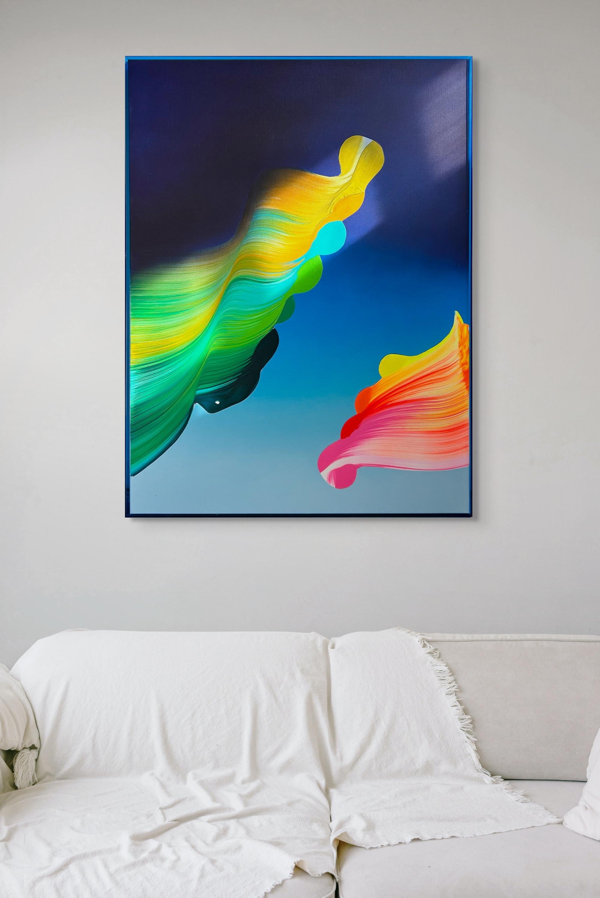 Dual Frequency (Abstract Painting) For Sale 1