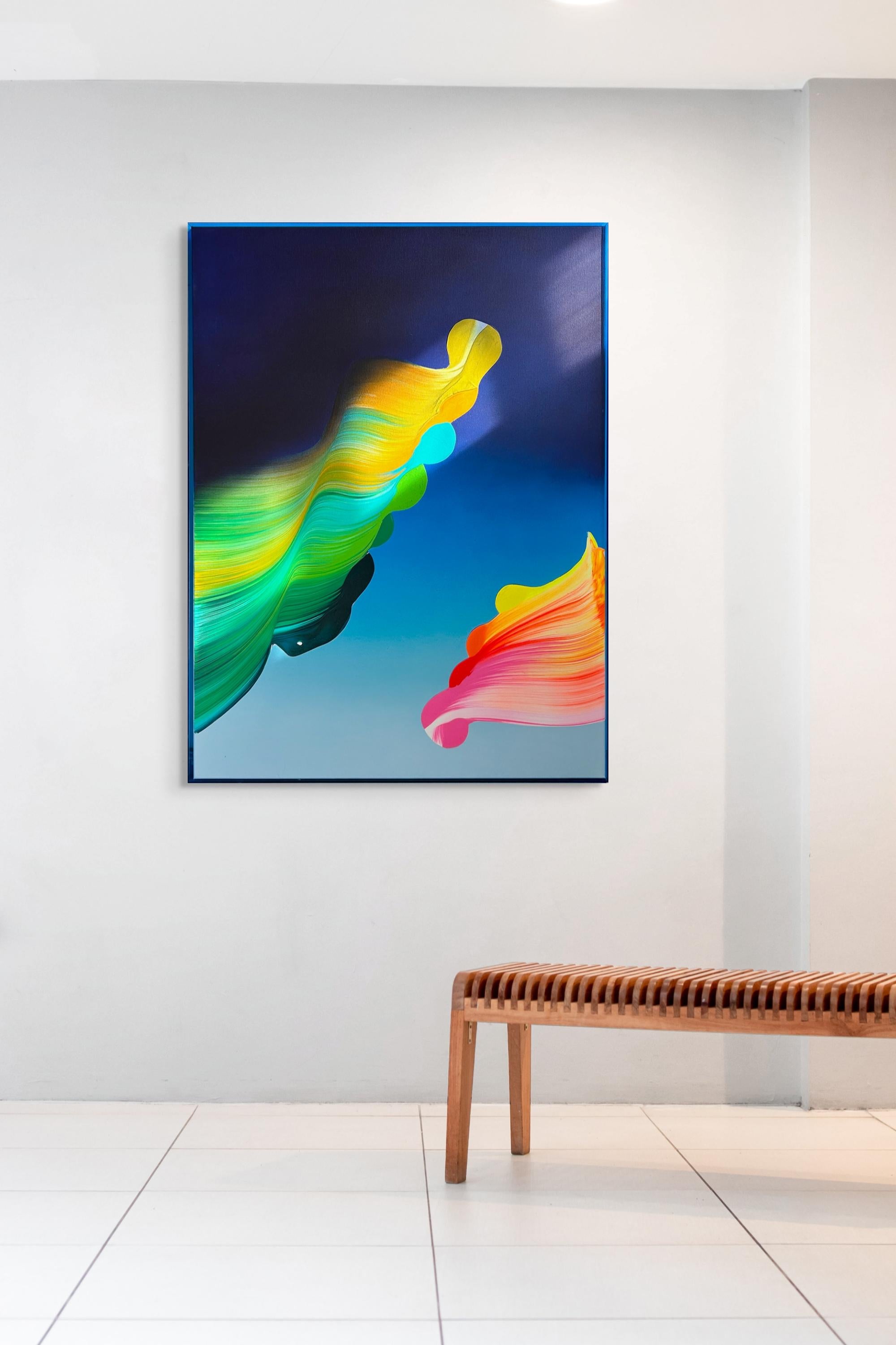 Dual Frequency (Abstract Painting) For Sale 2