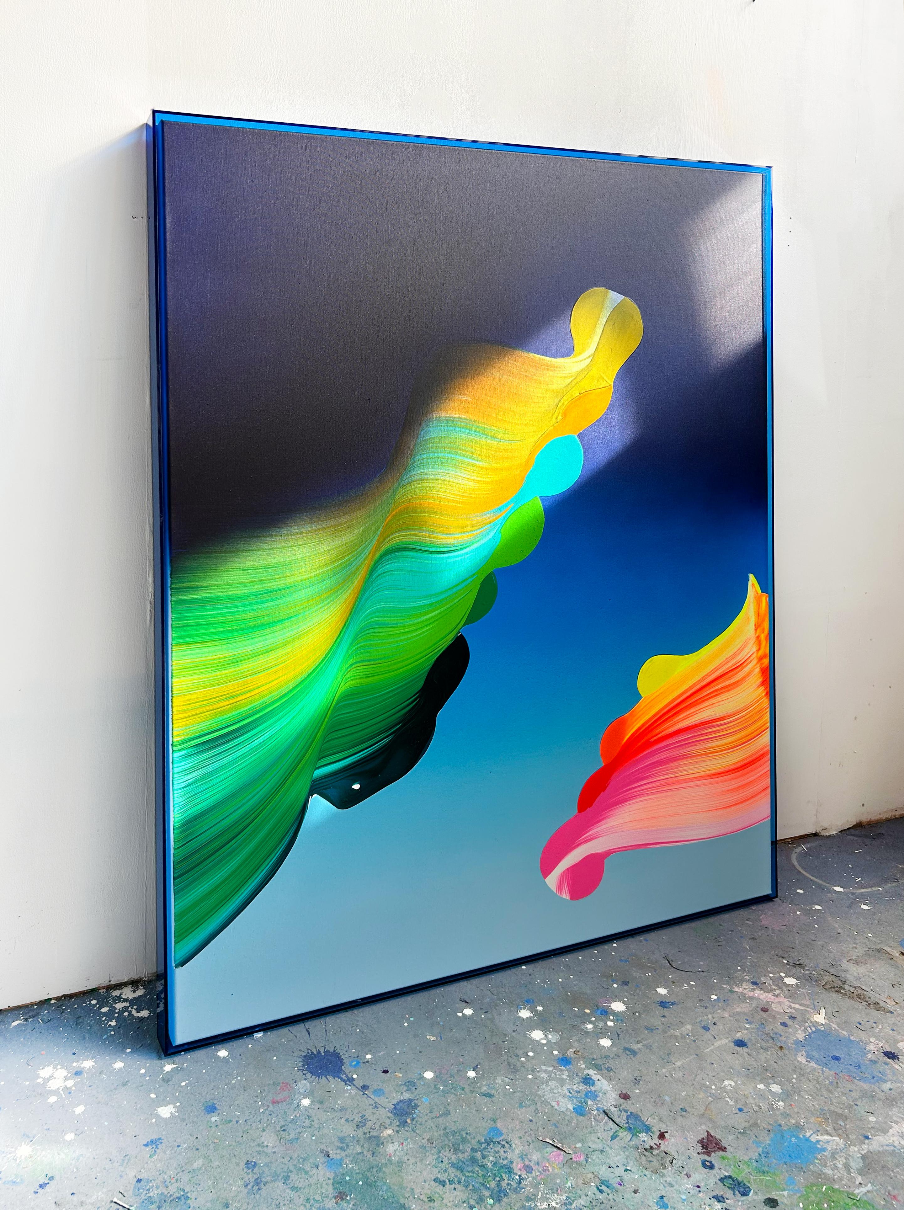 Dual Frequency (Abstract Painting) For Sale 6