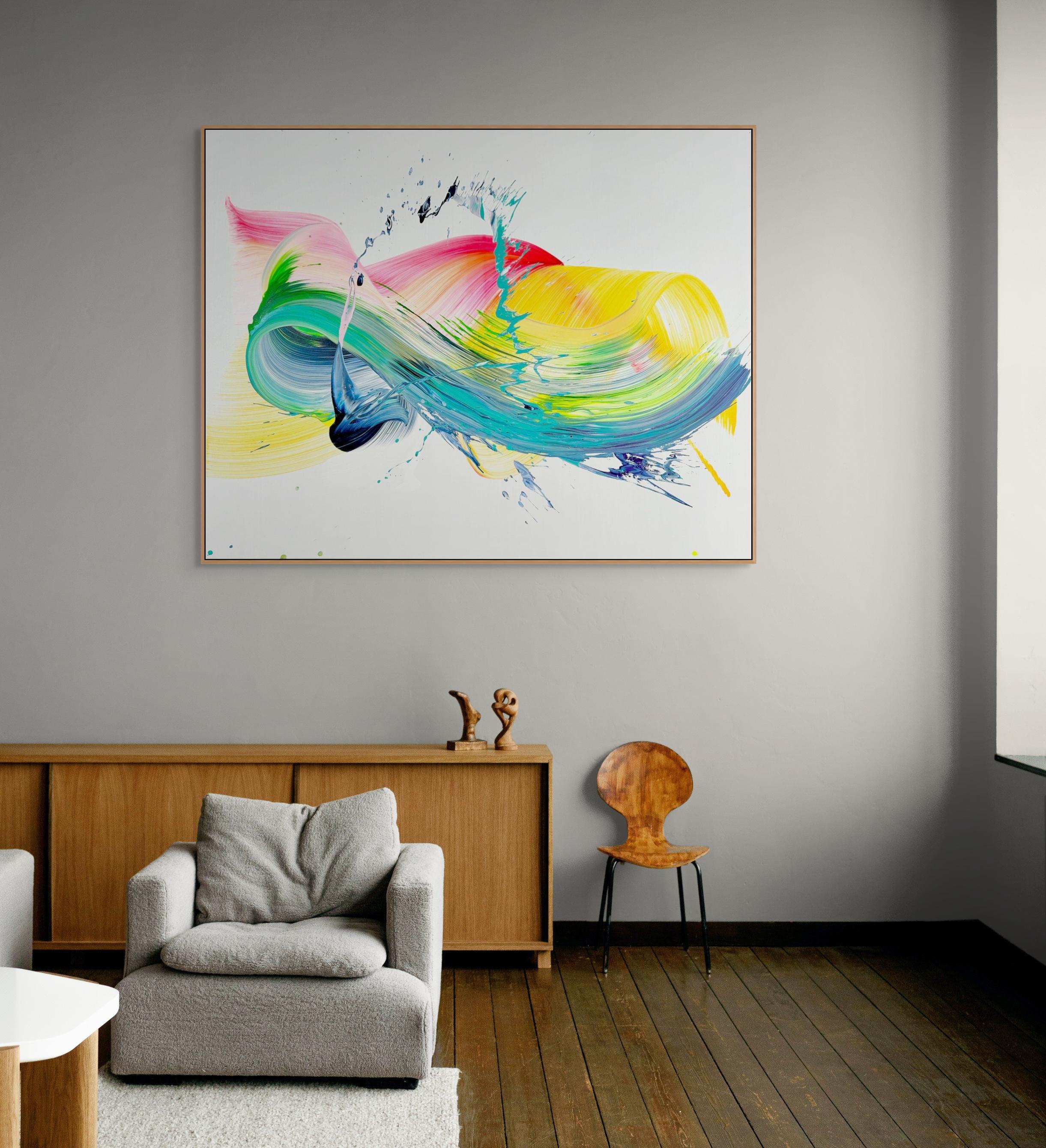 Echo bloom (Abstract Painting) For Sale 1