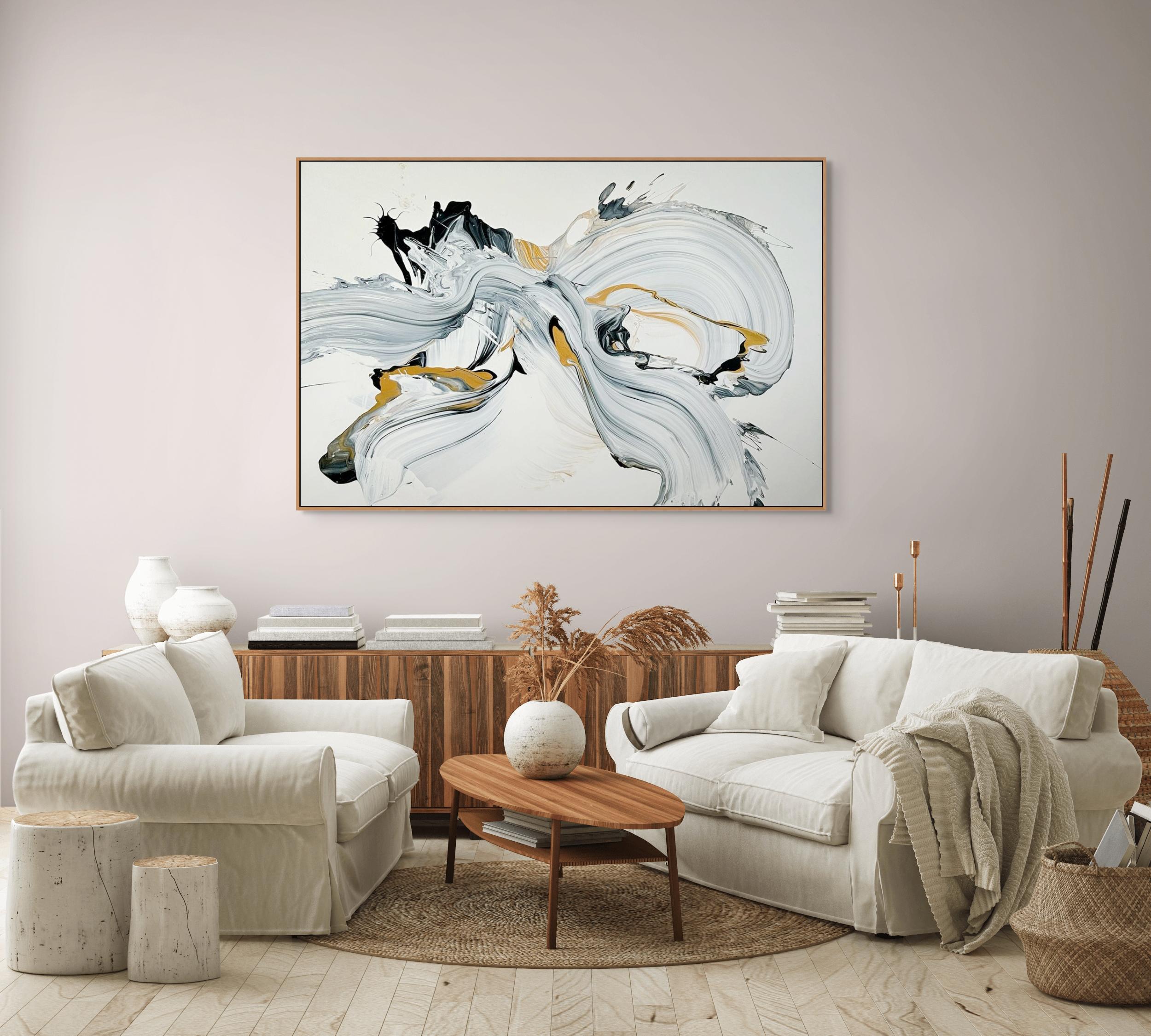 End of beginning (Abstract Painting) For Sale 1