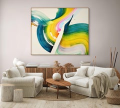 Exotic Dreams (Abstract painting)