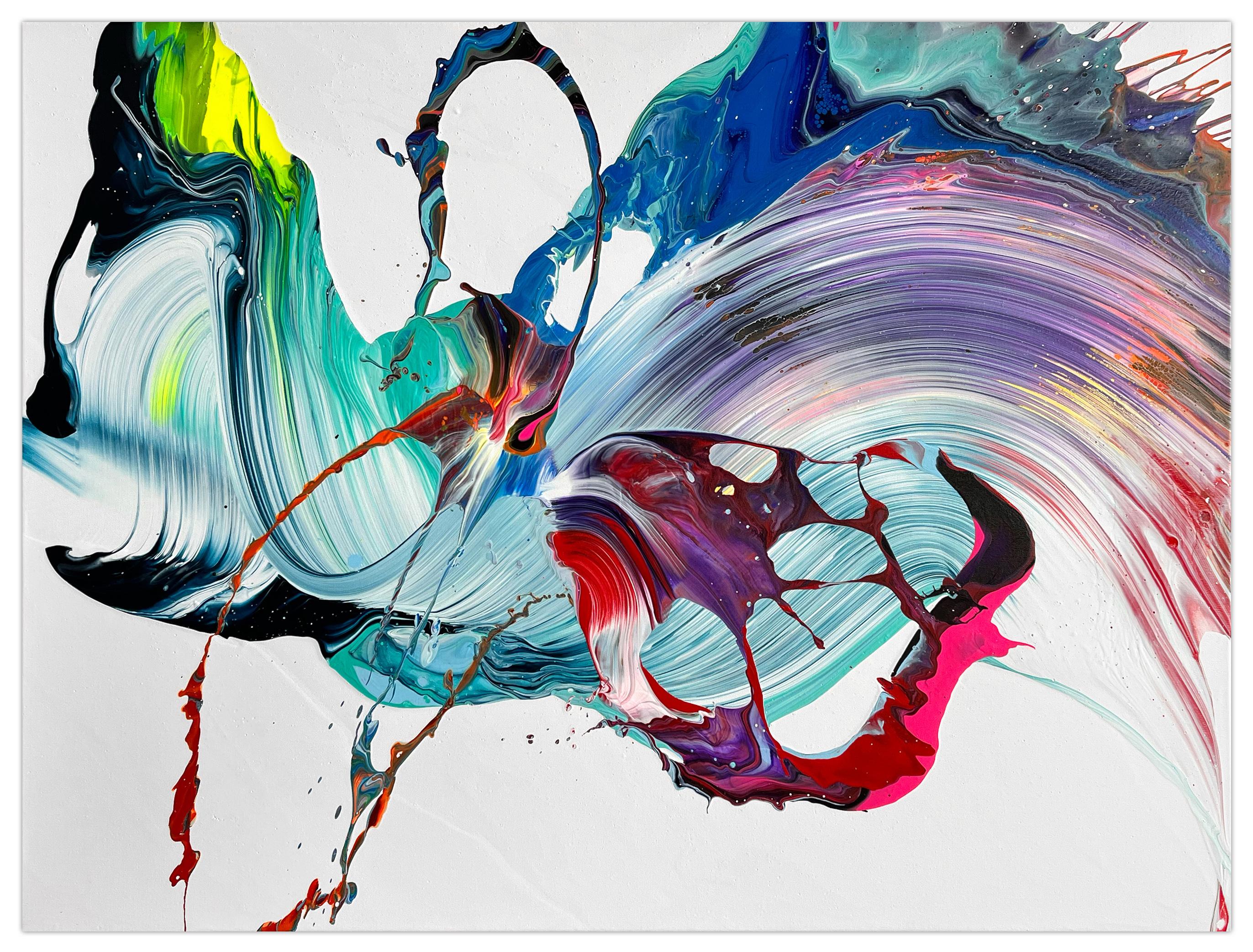 Nikolaos Schizas Freezing Time (Abstract painting) For Sale at 1stDibs