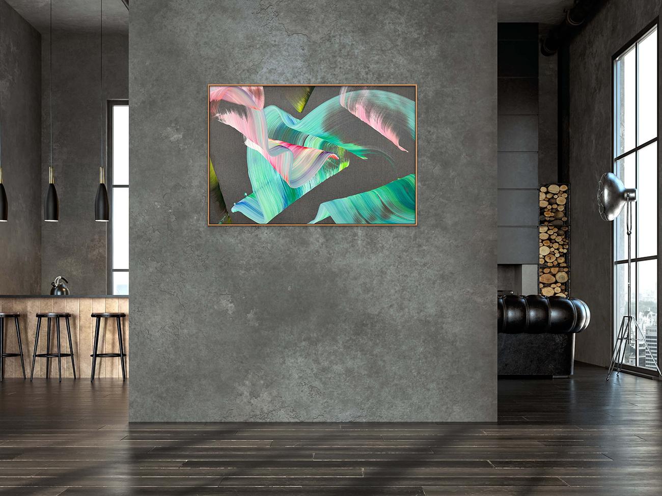 Raduno (Pittura astratta) - Painting Astratto di Nikolaos Schizas