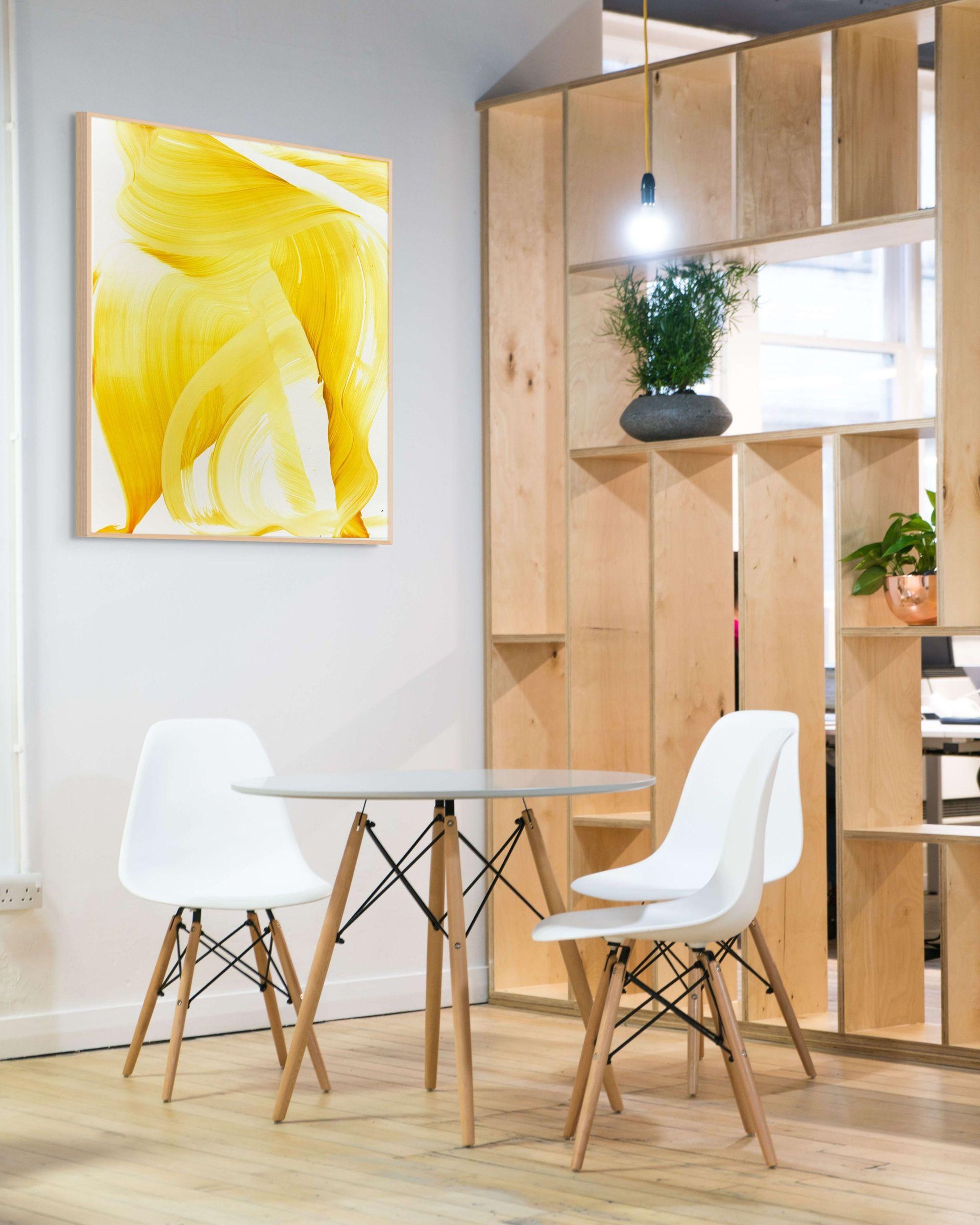 Golden Whirl (Abstract Painting) For Sale 2