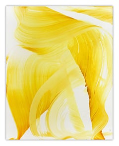 Golden Whirl (Abstract Painting)