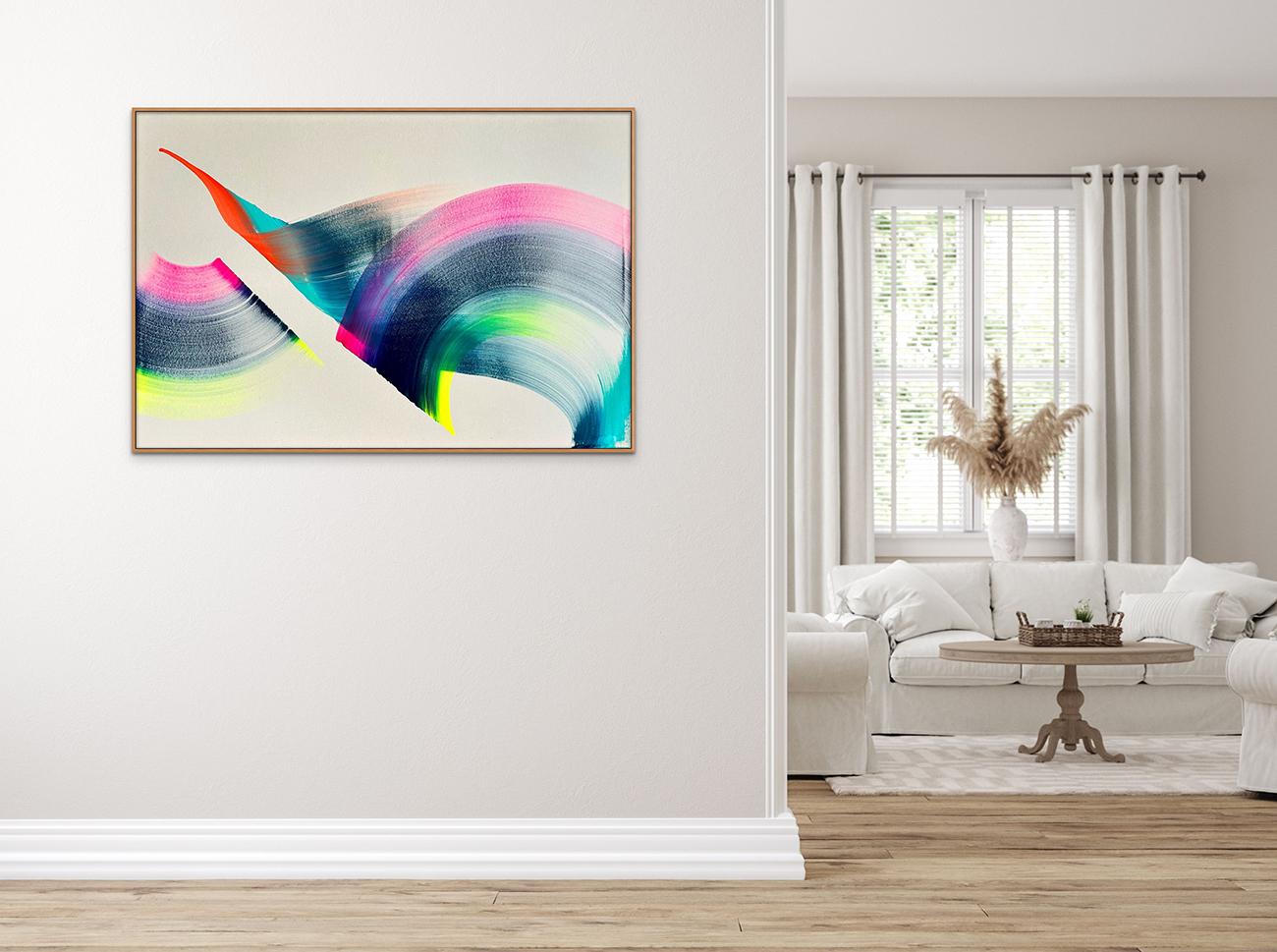 Gratitudine (Quadro astratto) - Painting Astratto di Nikolaos Schizas