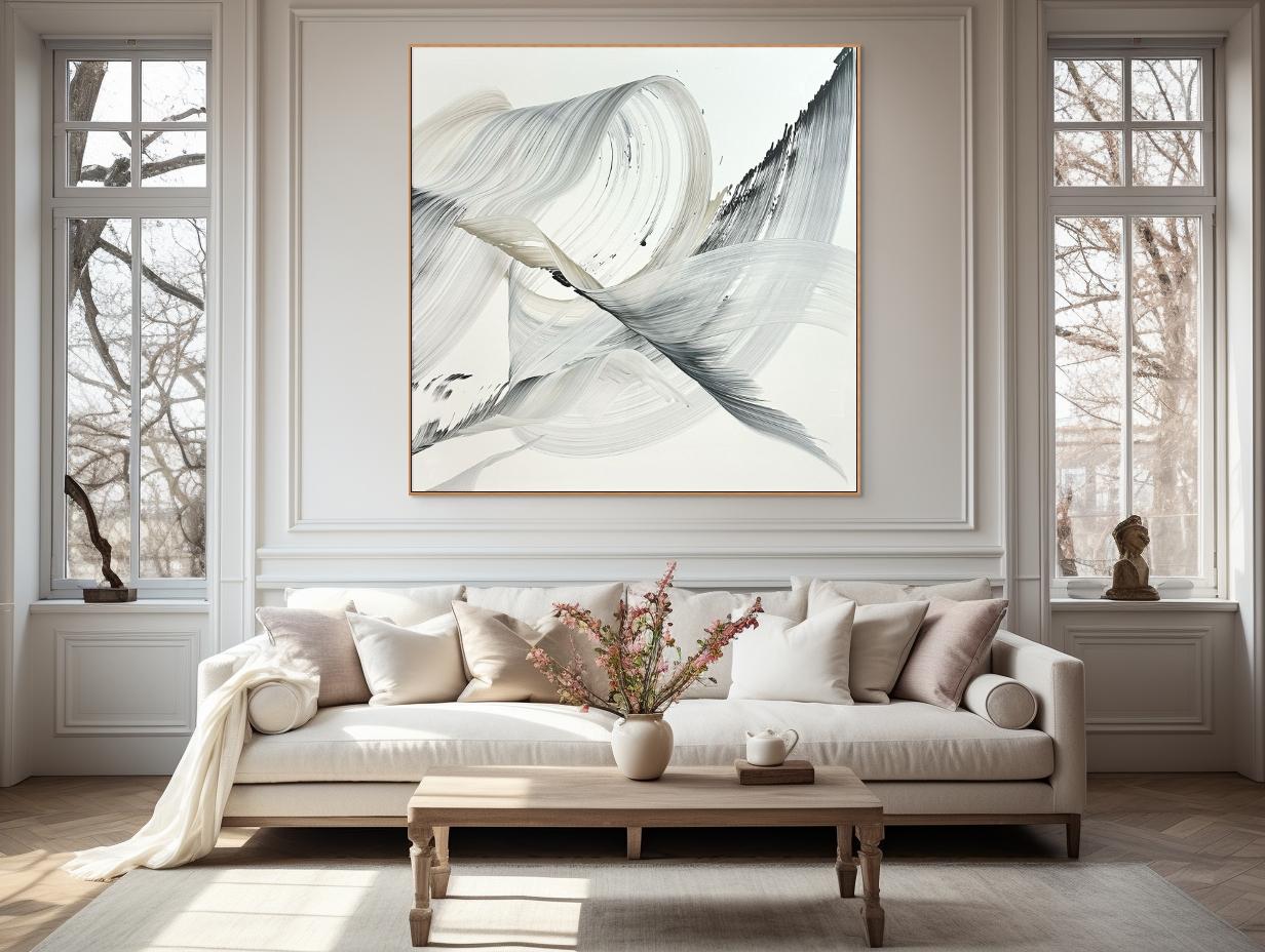 Tieni la mano (pittura astratta) - Painting di Nikolaos Schizas