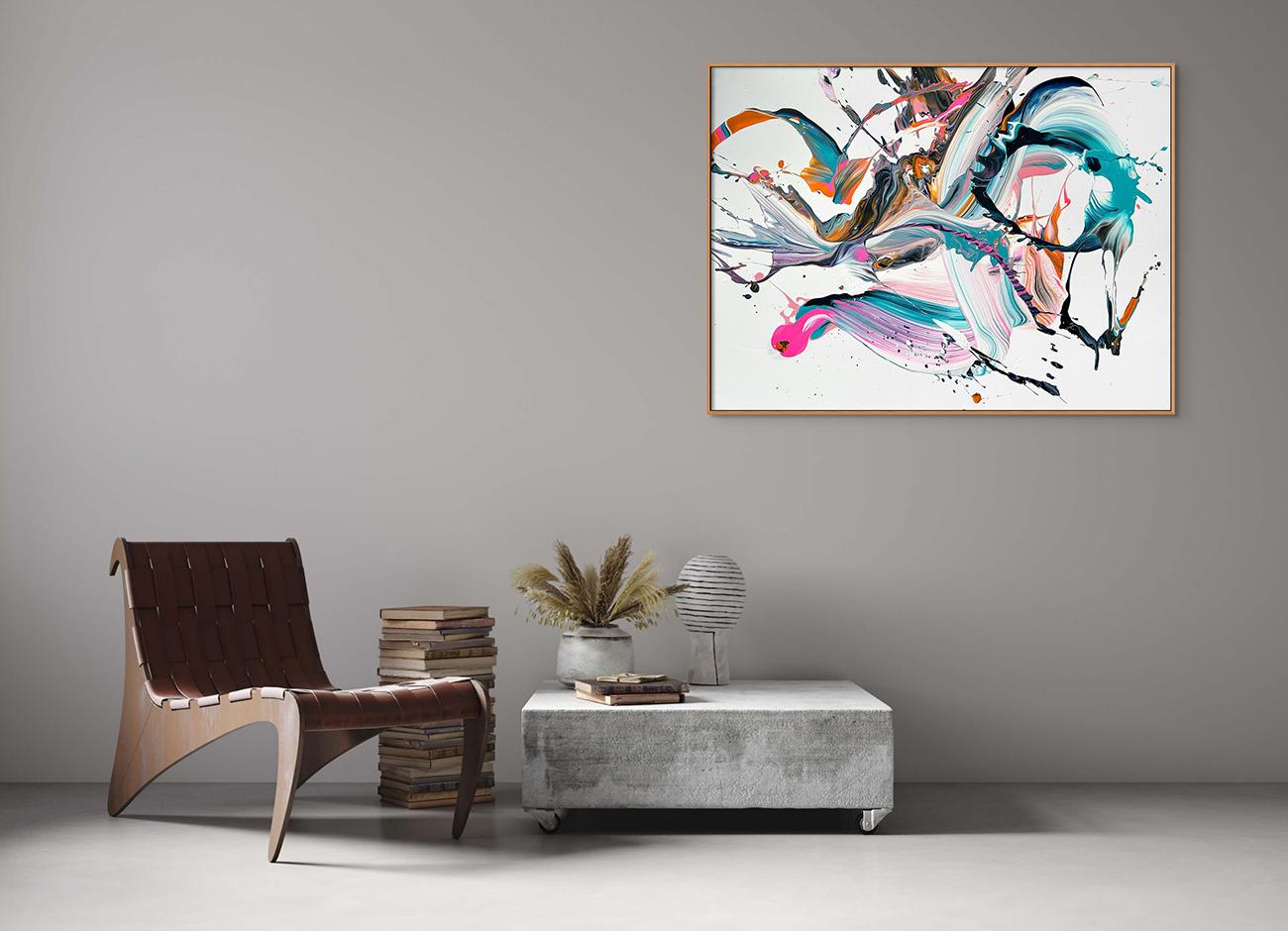 Come sono veramente le cose (Pittura astratta) - Painting di Nikolaos Schizas