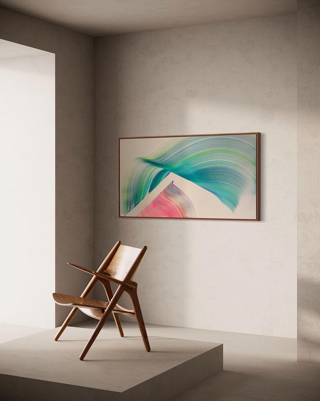 Into Eternity (Pittura astratta) - Painting di Nikolaos Schizas