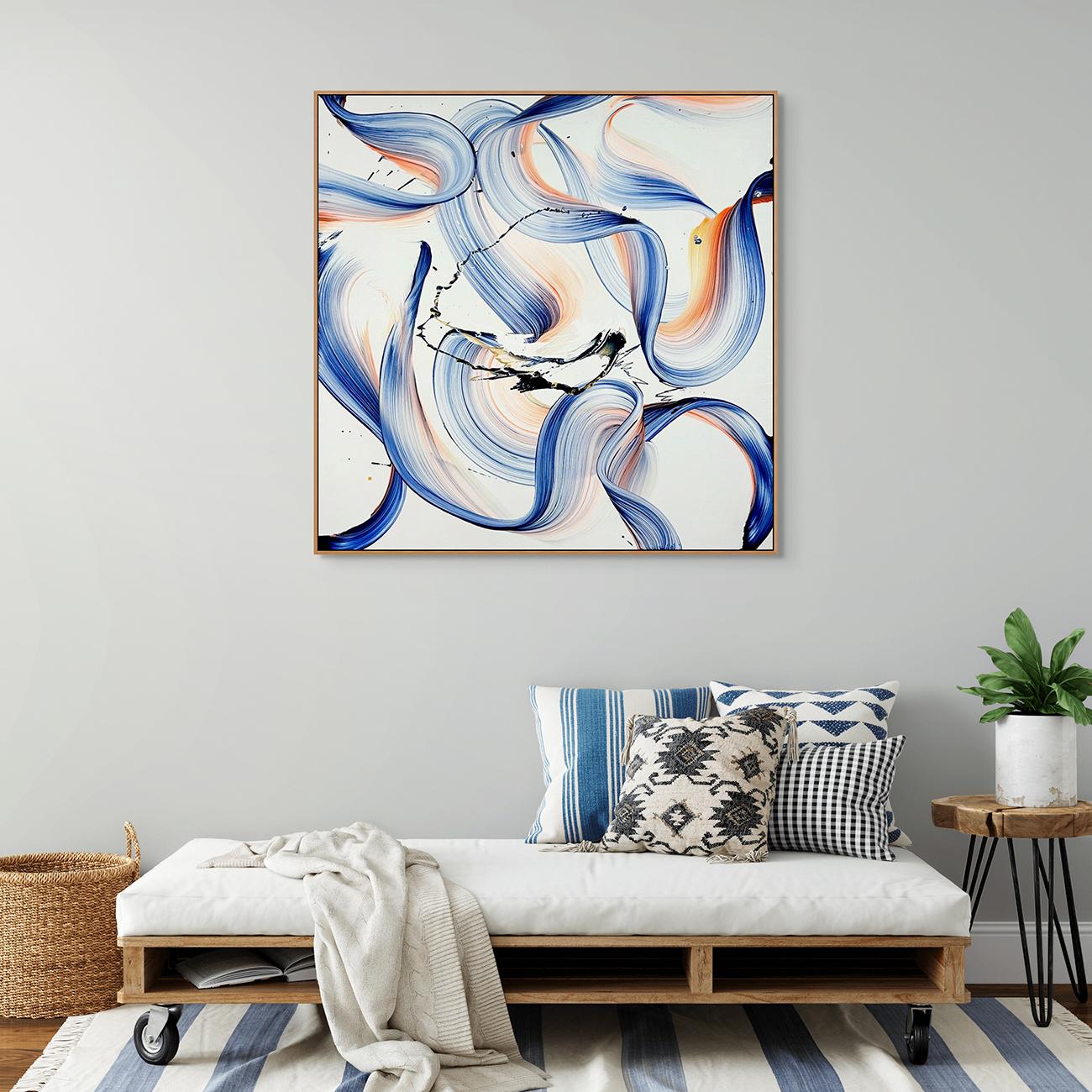 Metamorfosi (pittura astratta) - Painting di Nikolaos Schizas