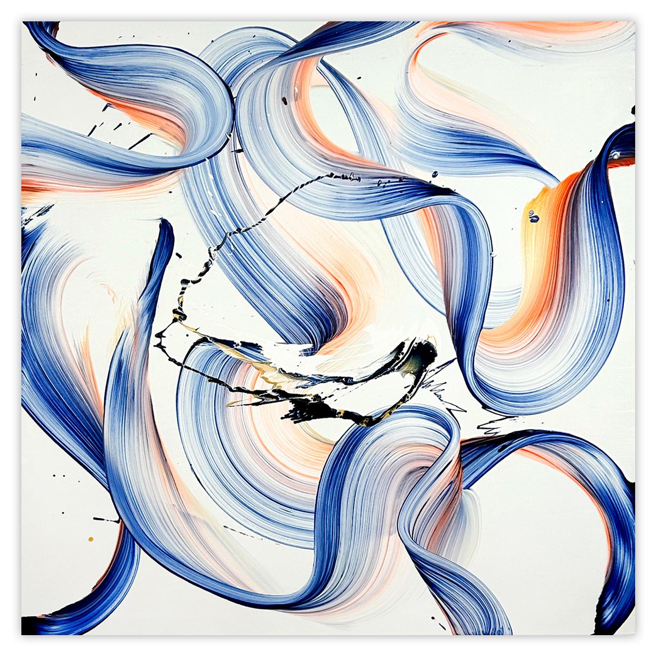 Nikolaos Schizas Abstract Painting – Metamorphose (Abstrakte Malerei)