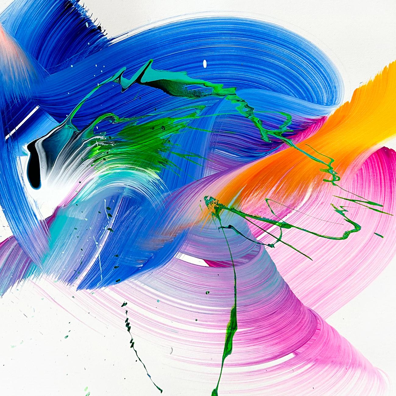 Move (Pittura astratta) - Painting Astratto di Nikolaos Schizas