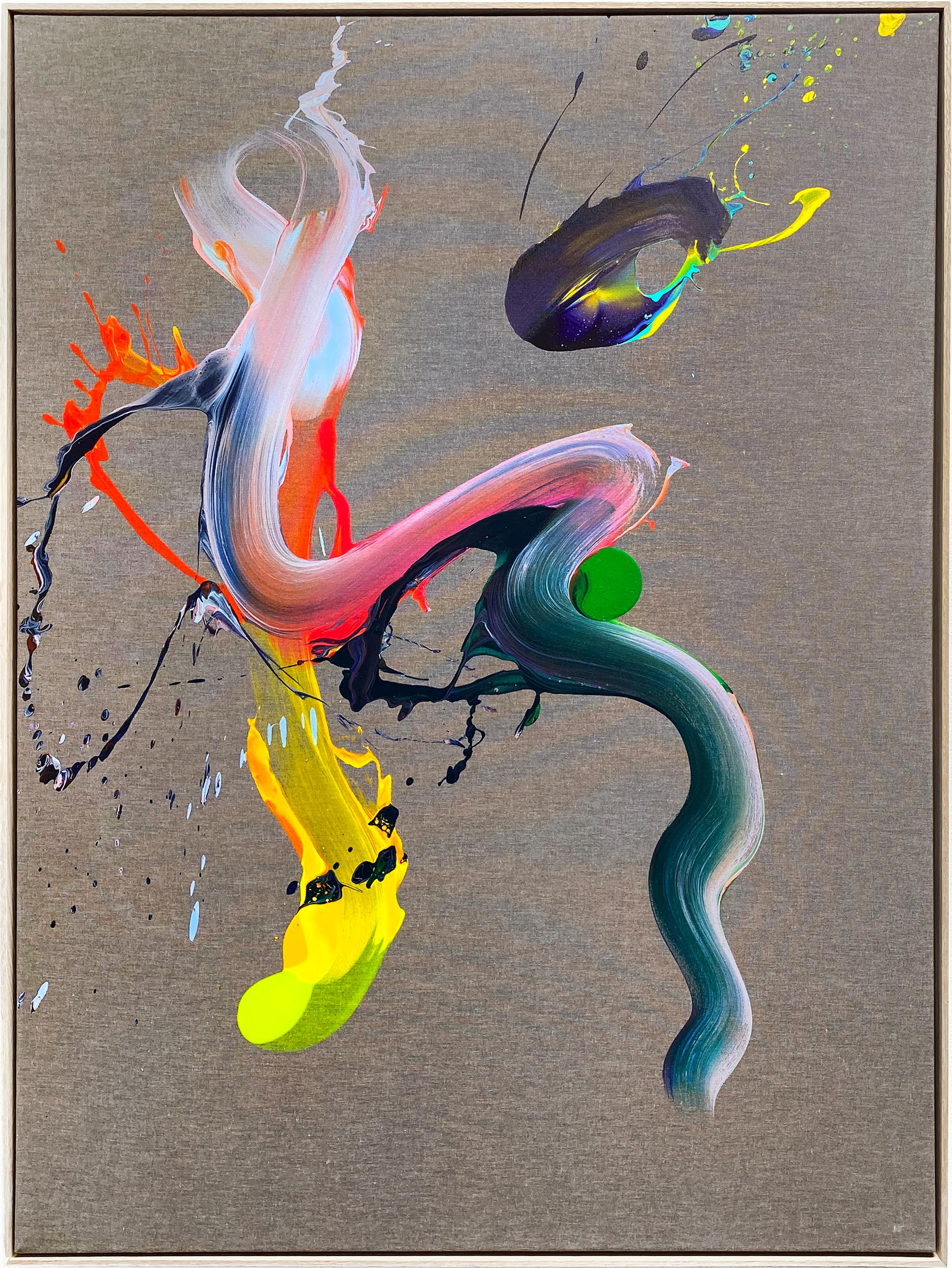 "No Rules" Abstract painting on canvas