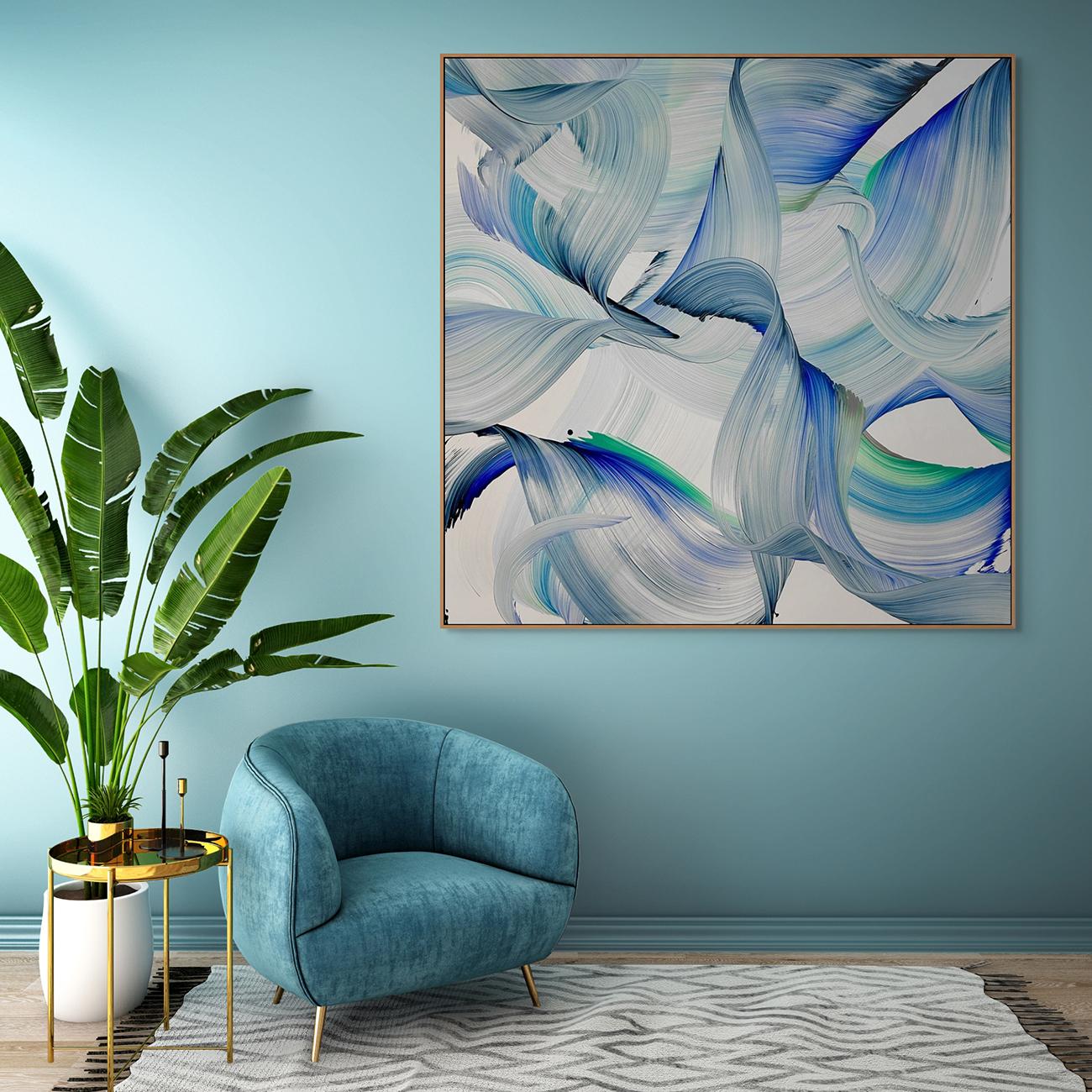 Ordinario (Pittura astratta) - Painting Astratto di Nikolaos Schizas