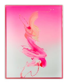 Pink flow (Abstract Painting)