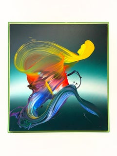 «Rumores». Pintura abstracta sobre lienzo