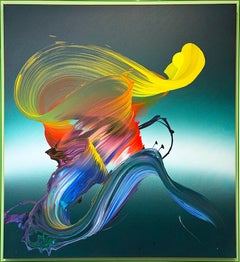 «Rumores». Pintura abstracta sobre lienzo