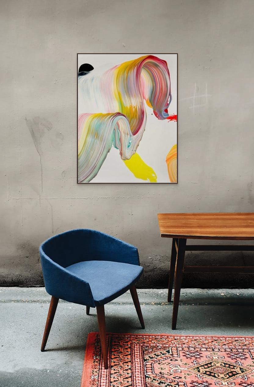 Sacred silence (Abstract Painting) For Sale 1