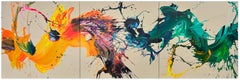 Scandalo (Triptych) (Abstract painting)