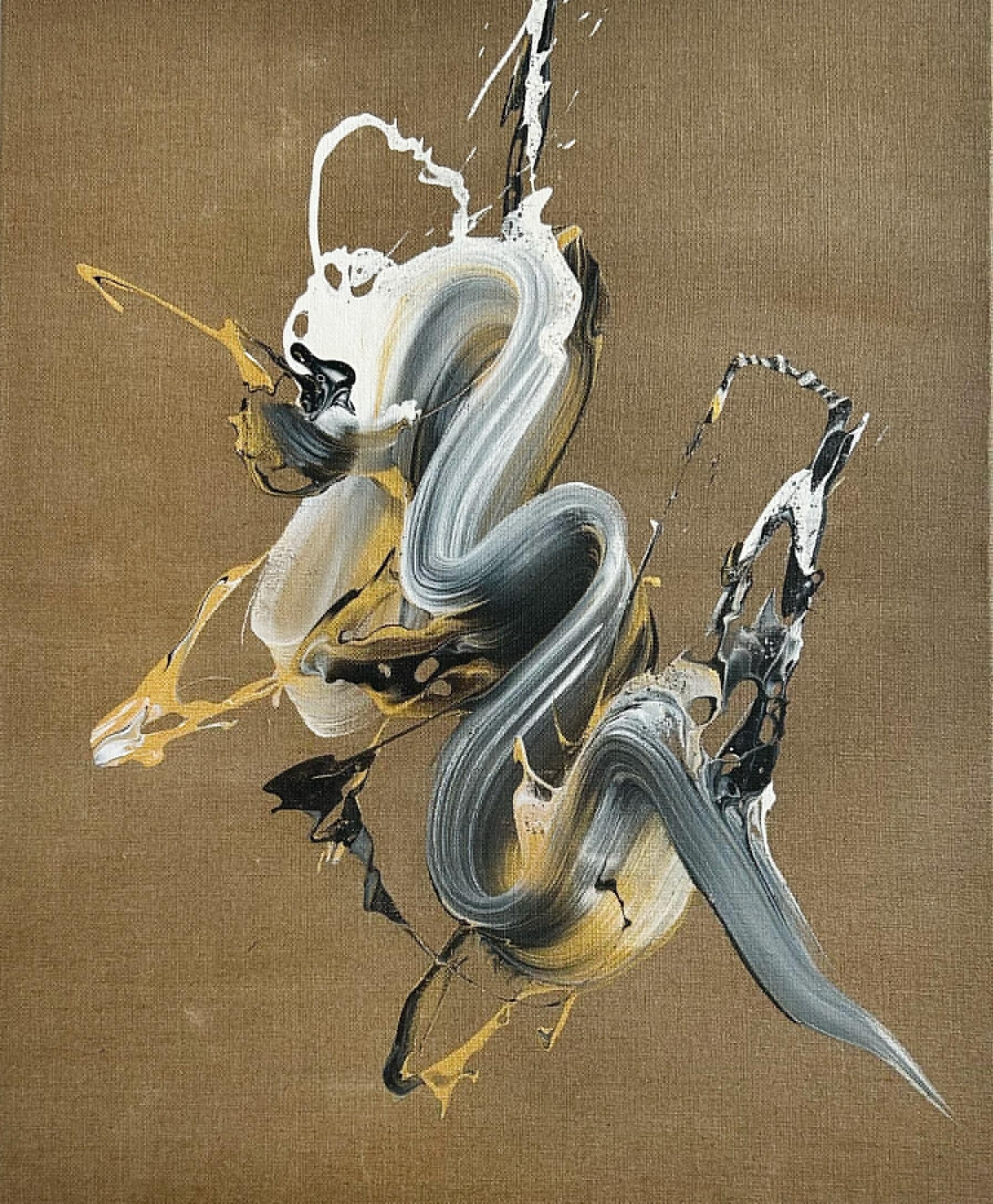 Silent surge (Abstract Painting) For Sale 3