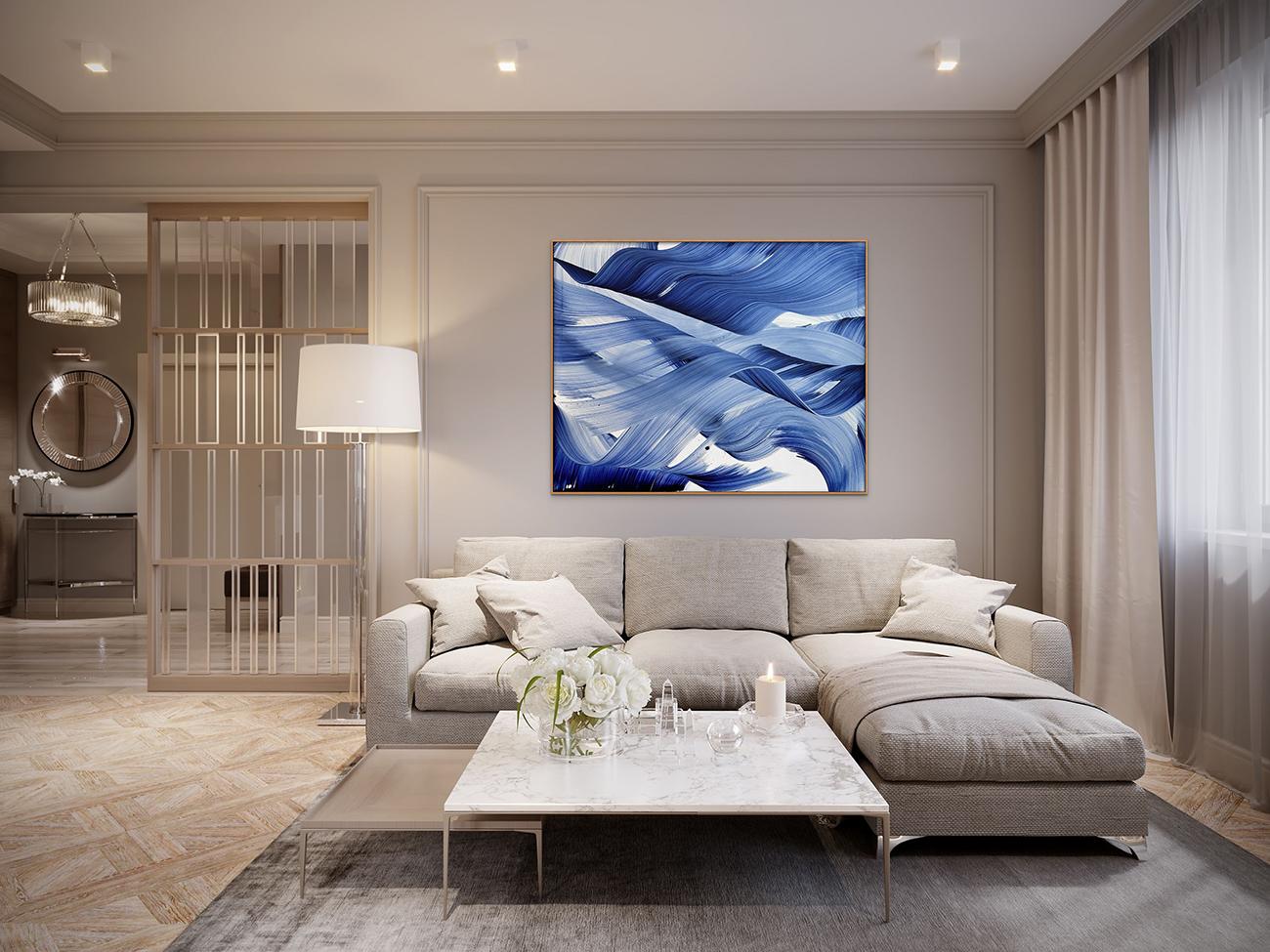 Sky Figurations (Abstract painting) For Sale 1