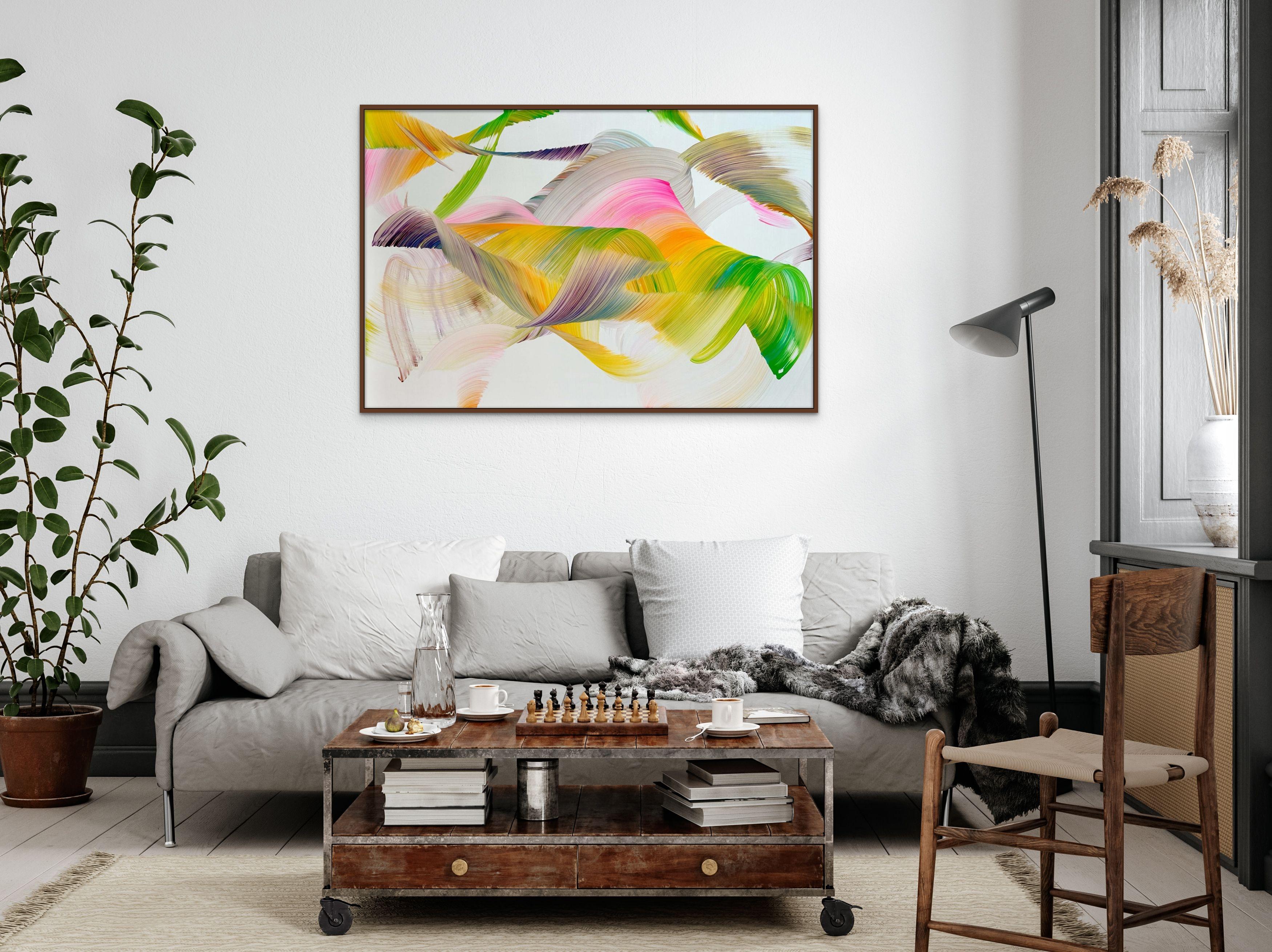 Sweet dreams (Abstract painting) - Painting by Nikolaos Schizas