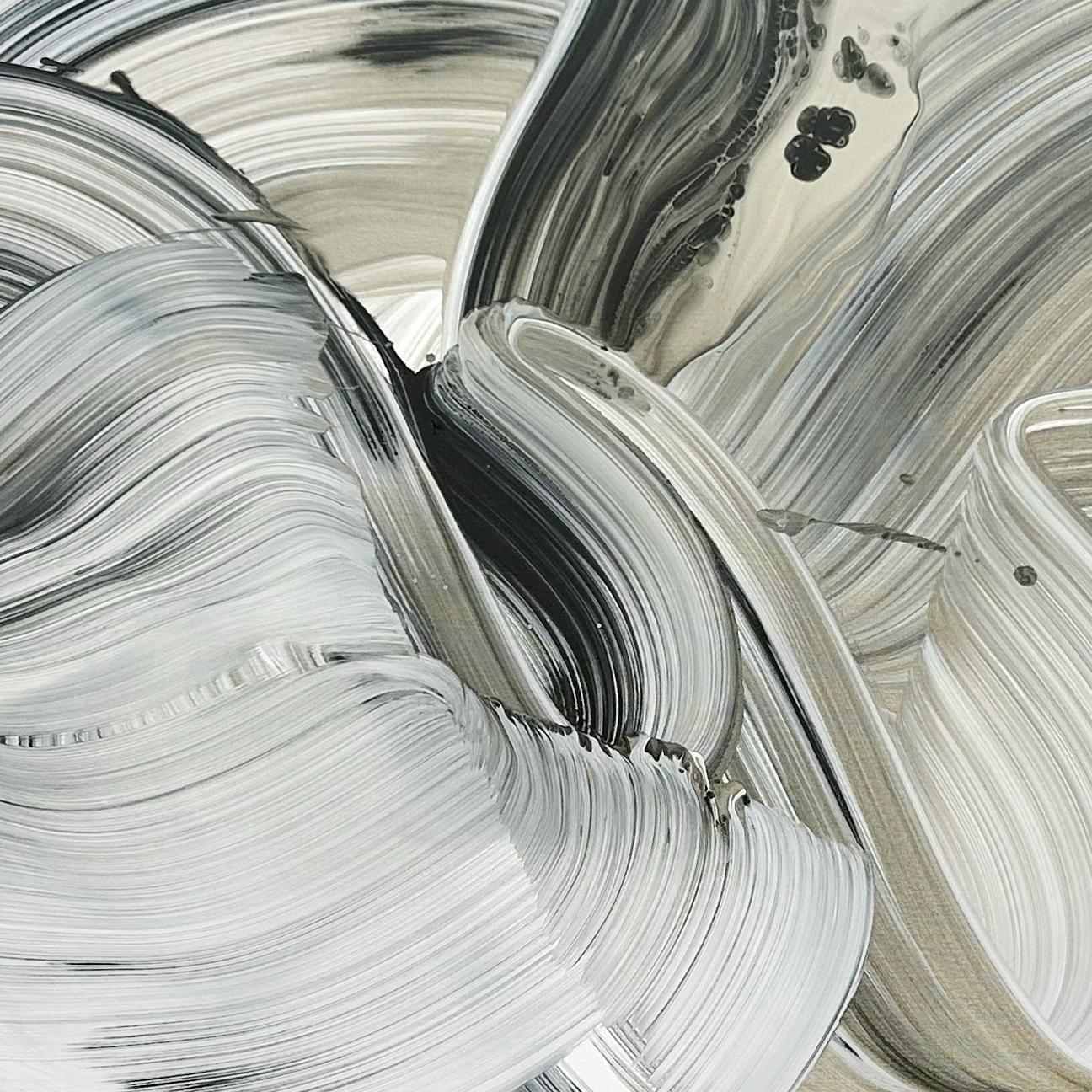 Ti Sento (pittura astratta) - Painting Astratto di Nikolaos Schizas