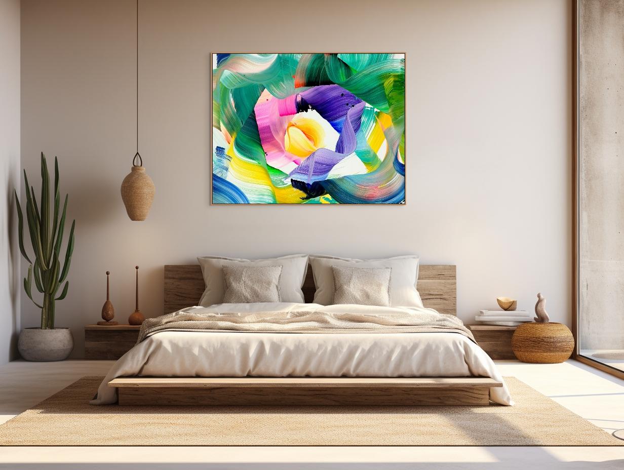 Time Will Tell (Pittura astratta) - Painting Astratto di Nikolaos Schizas